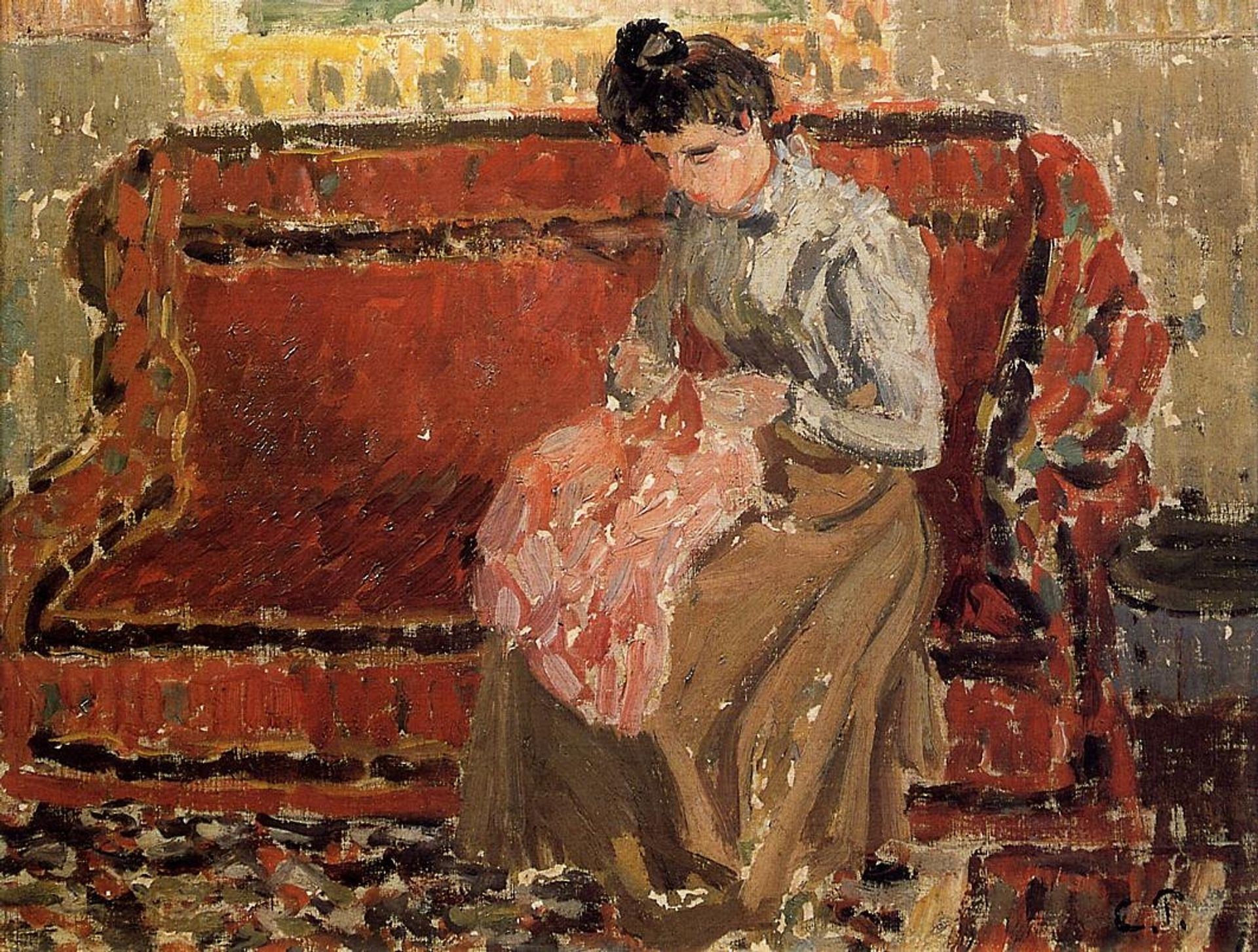 Jeanne Coushant by Camille Pissarro