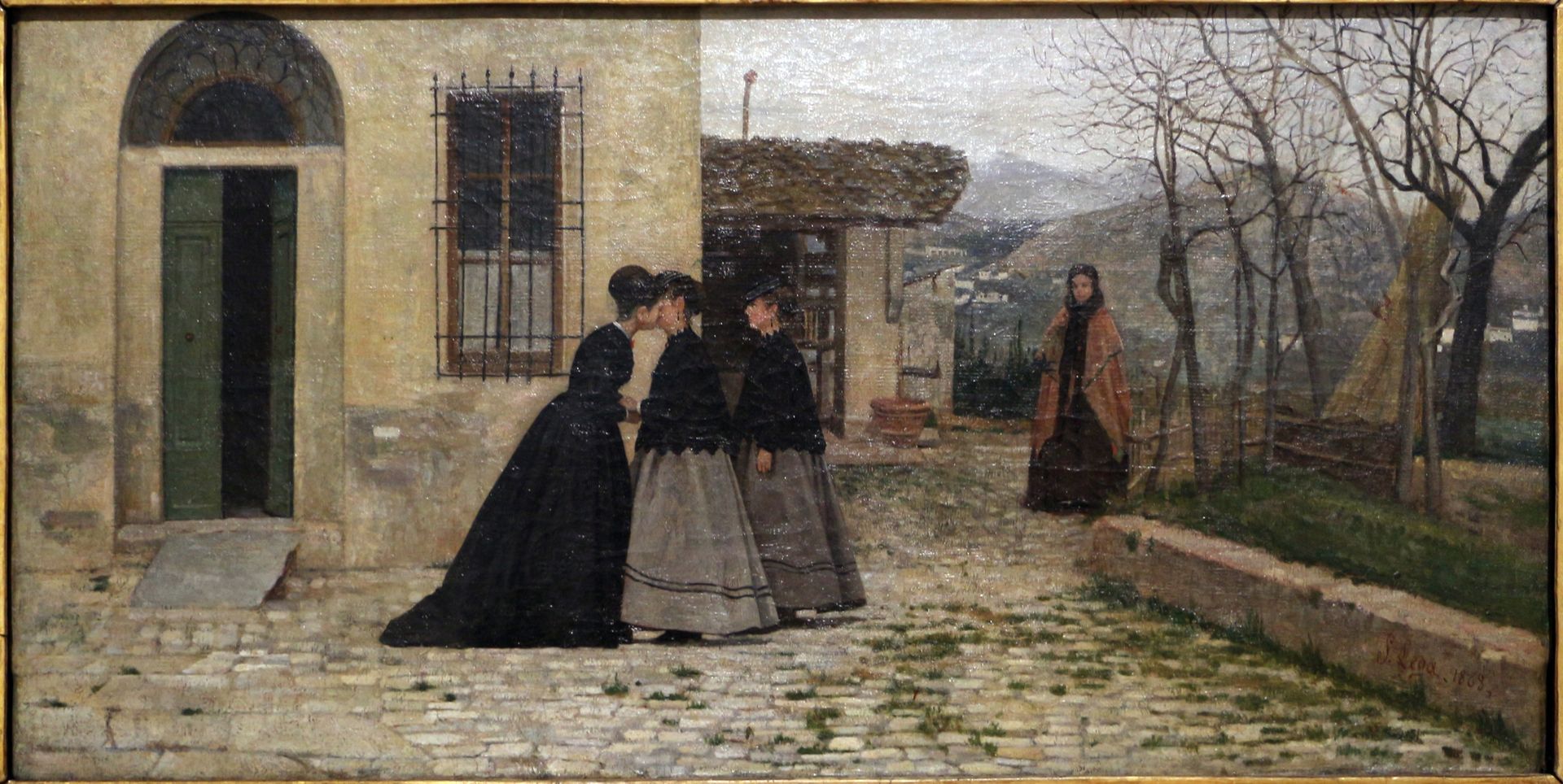 The Visit by Silvestro Lega
