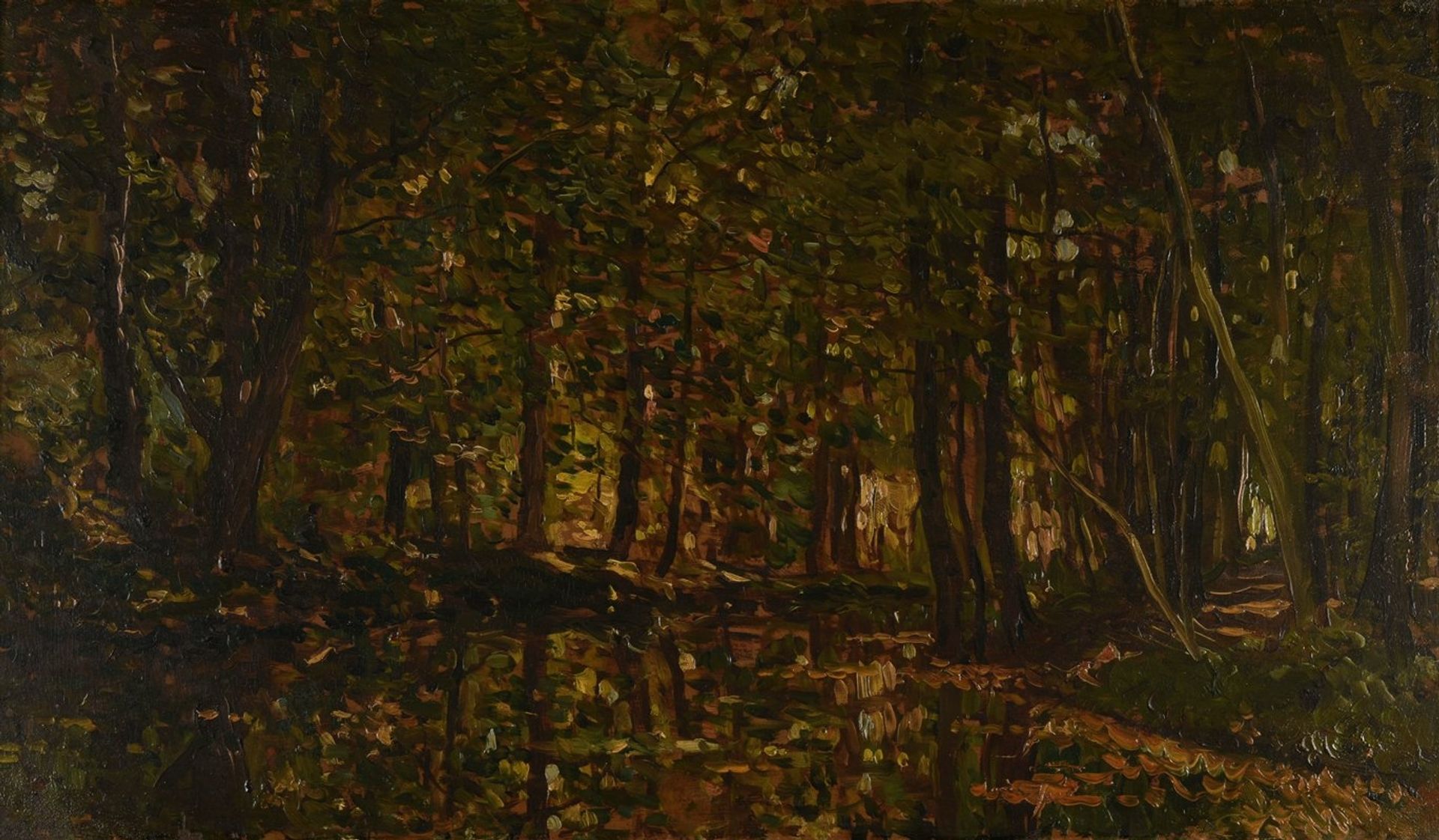 Ruisseau sous bois by Charles François Daubigny