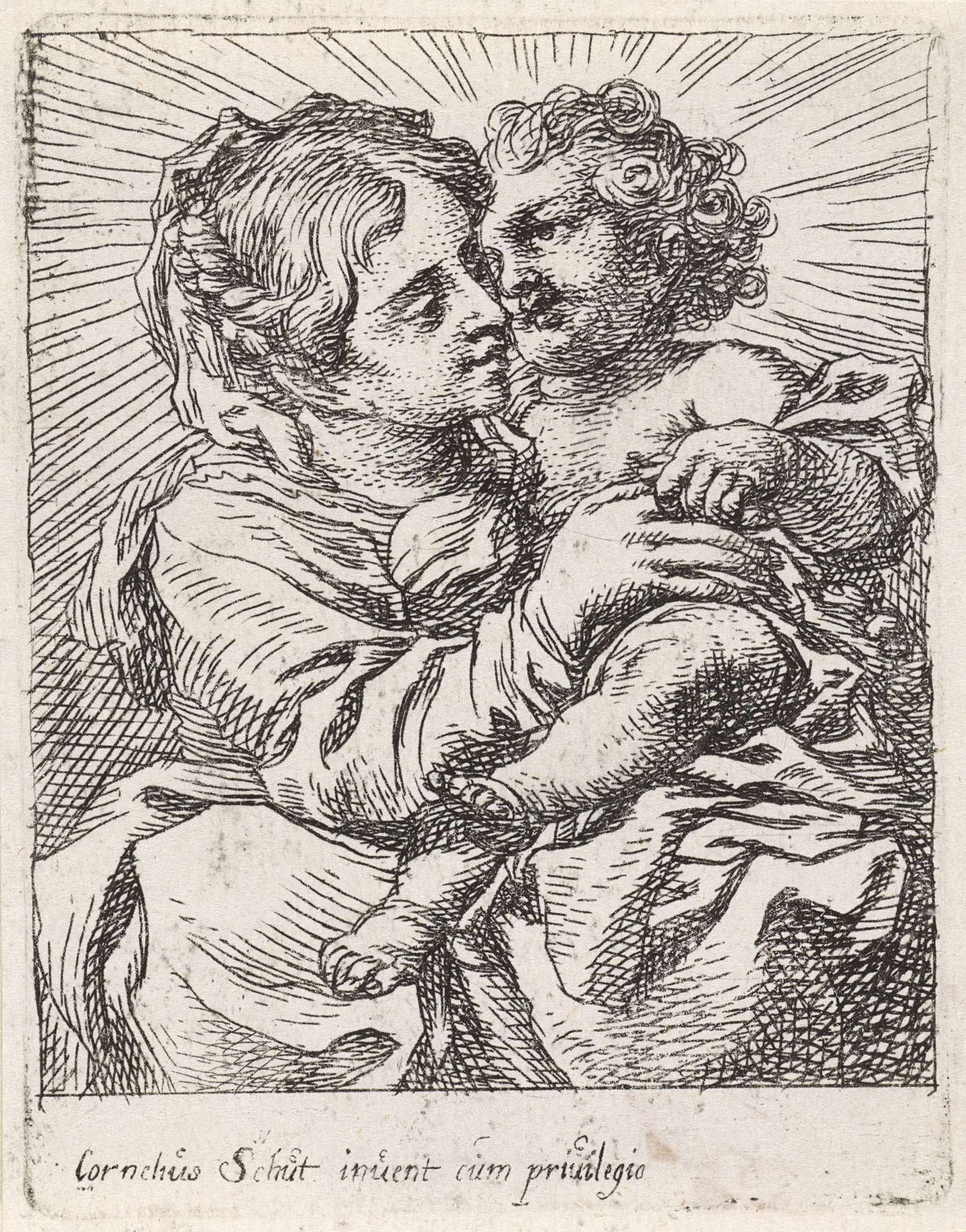 Madonna met kind by Cornelis Schut
