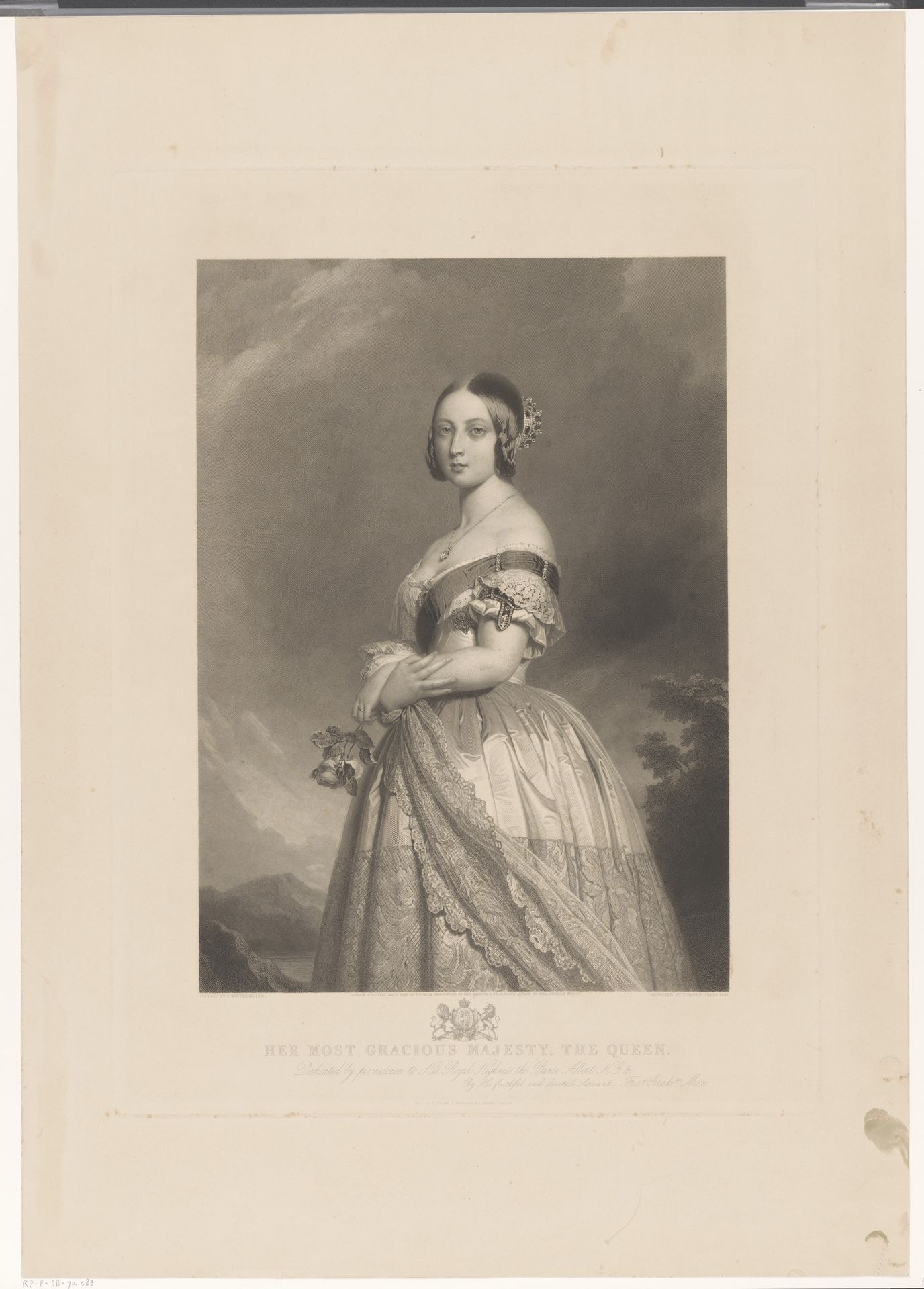 Portret van Victoria van het Verenigd Koninkrijk by François Forster