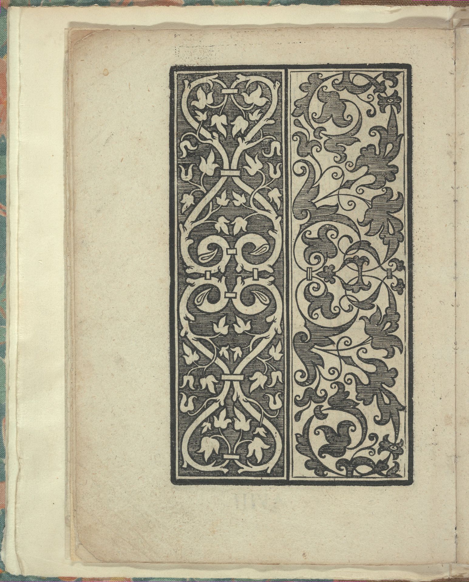 Opera Nova Universali intitulata Corona di racammi, page 8 (verso) by Giovanni Andrea Vavassore