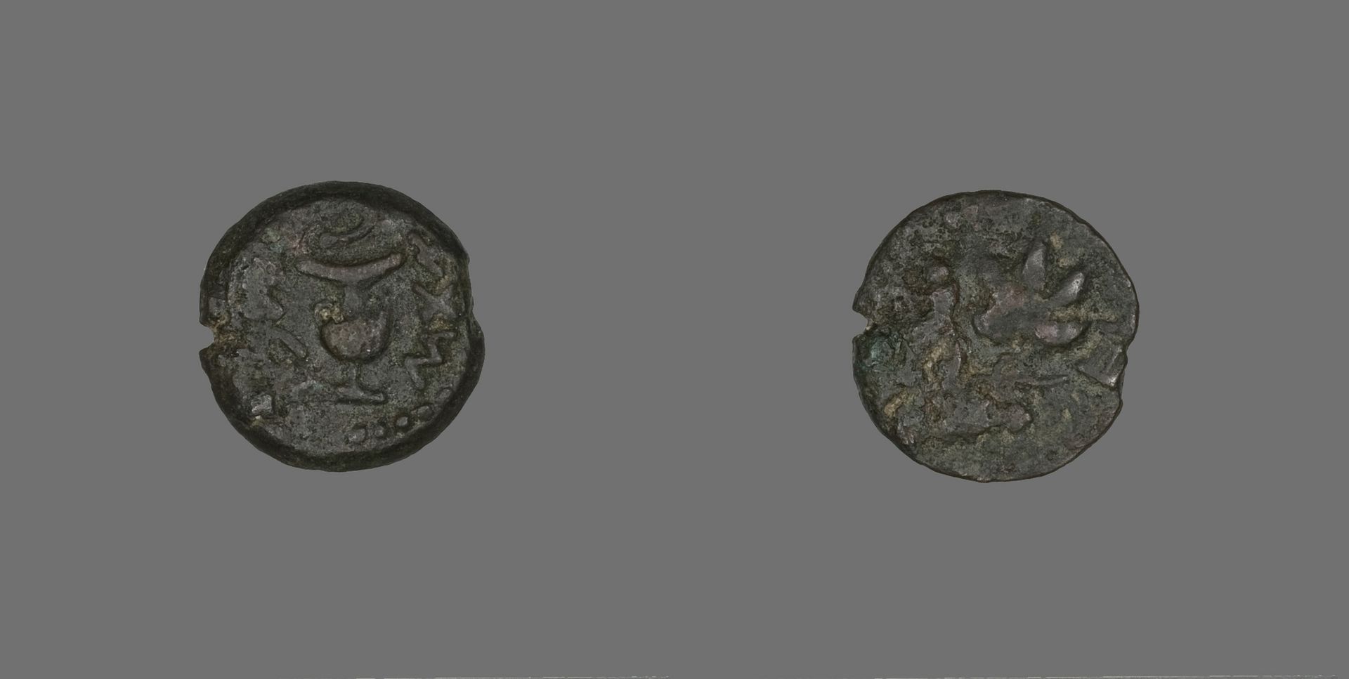 Coin Depicting a Vase by Judean
