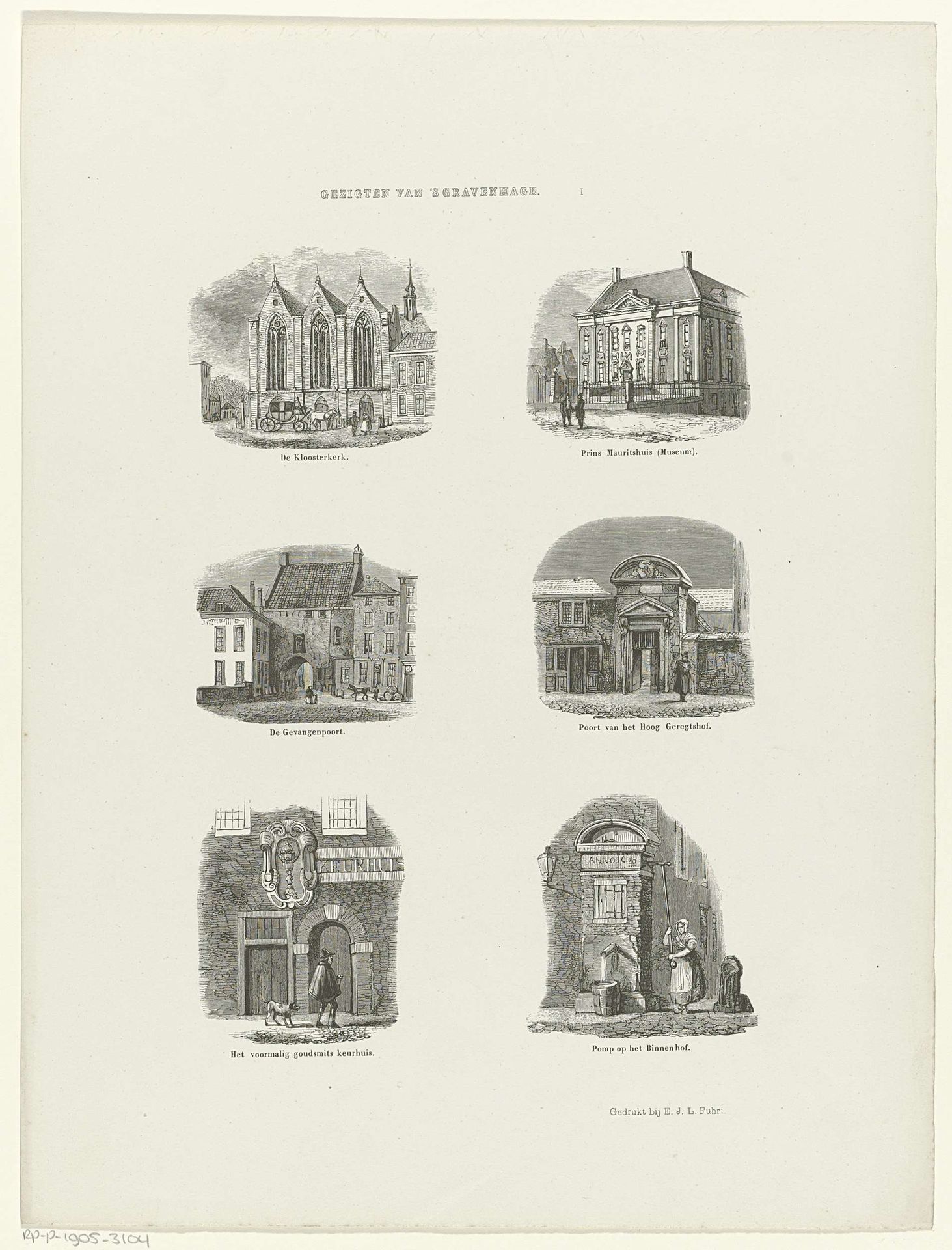 Gezigten van 's Gravenhage by Anonymous