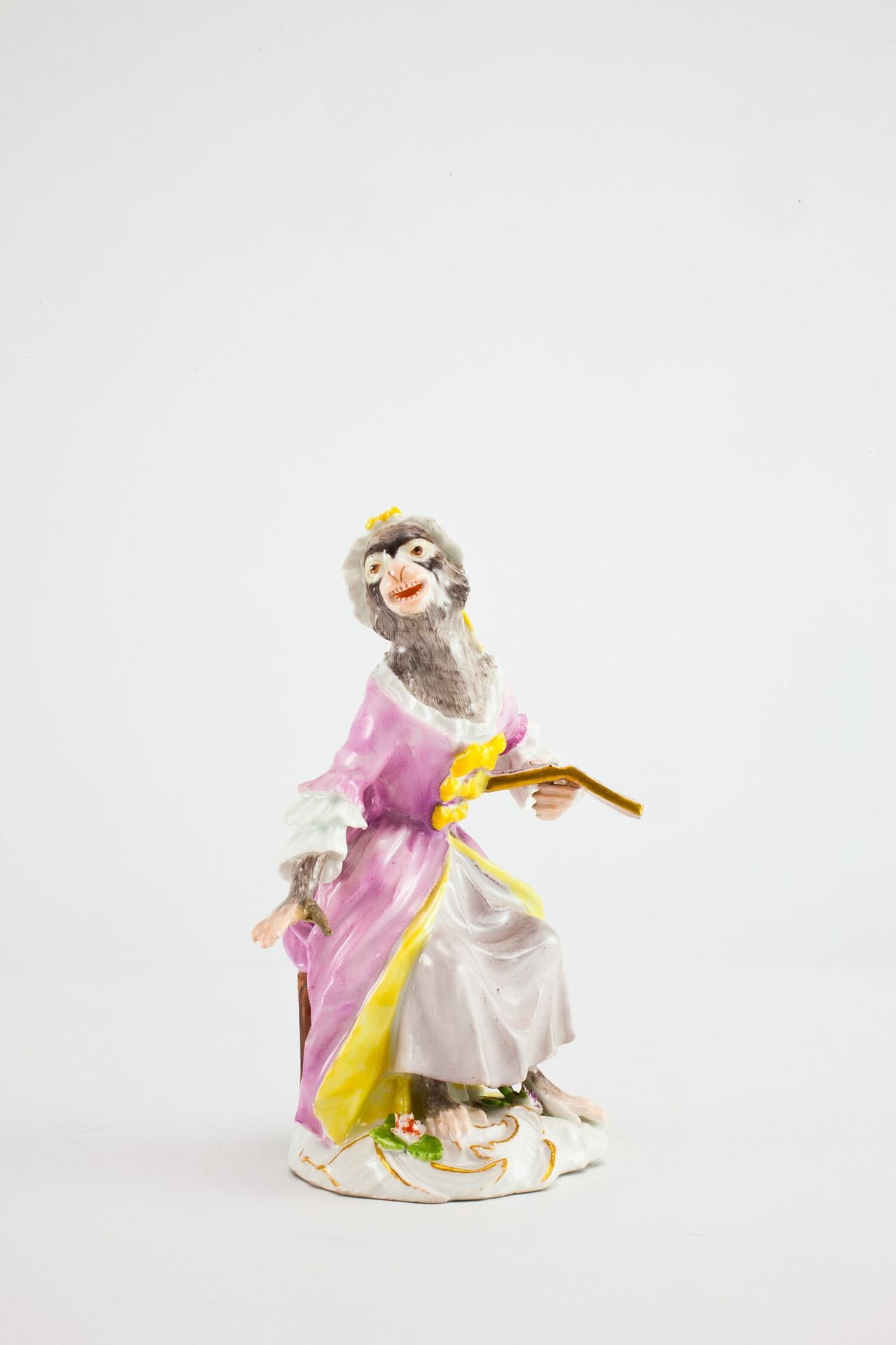 Singer for the Monkey Band by Meissen Porcelain Manufactory