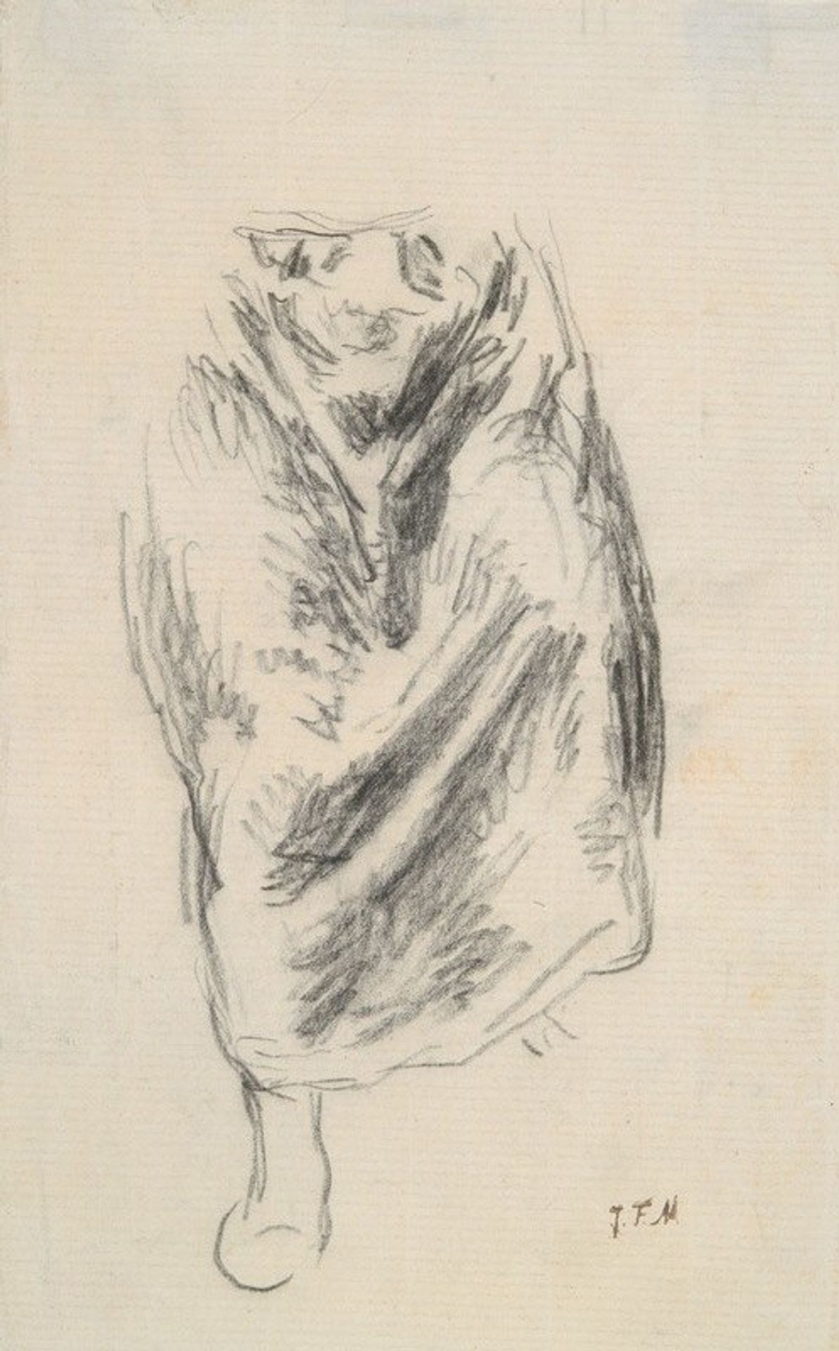 Study for ‘Bergere Assise’ by Jean-François Millet
