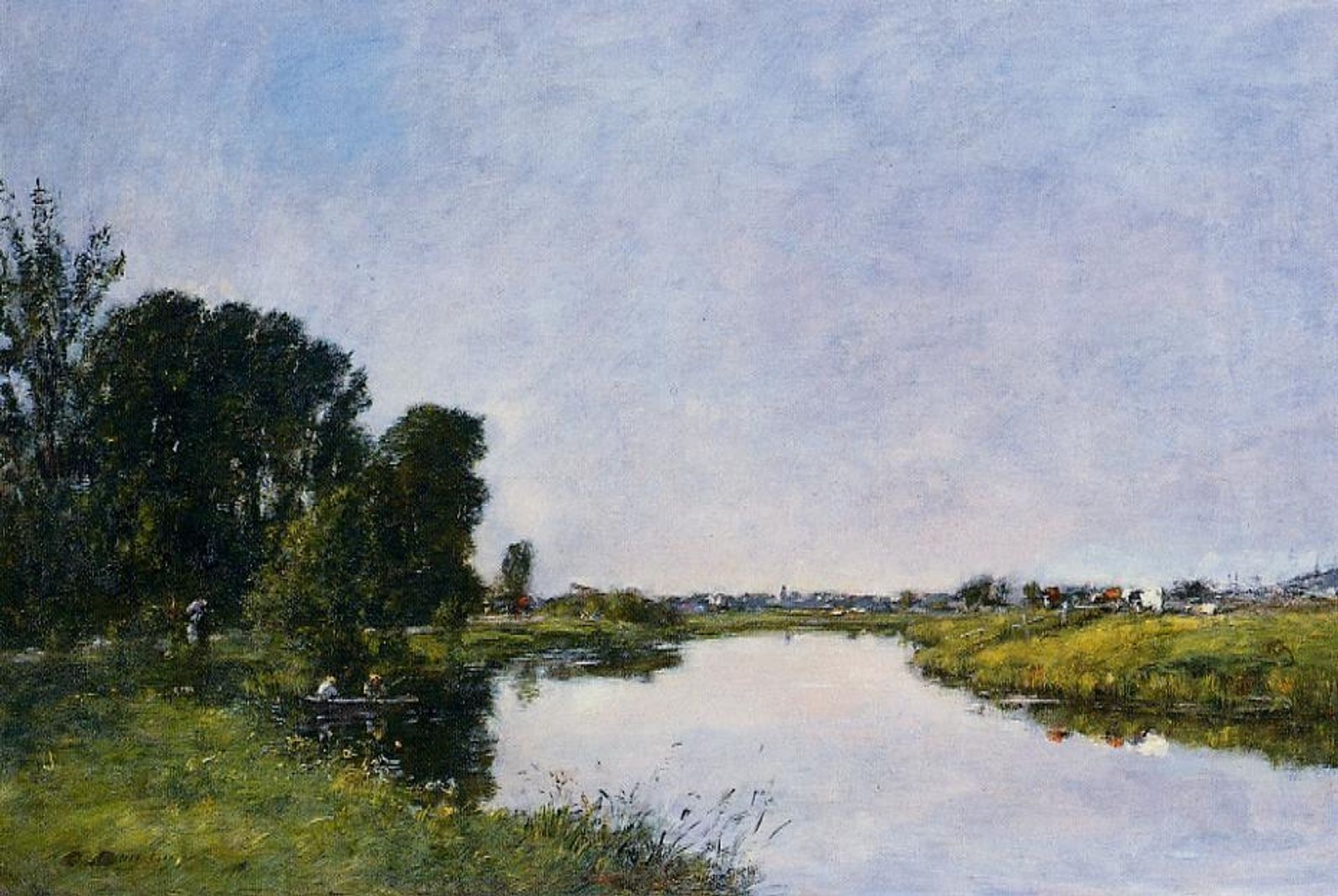 The Toques at Saint-Arnoult by Eugène Boudin