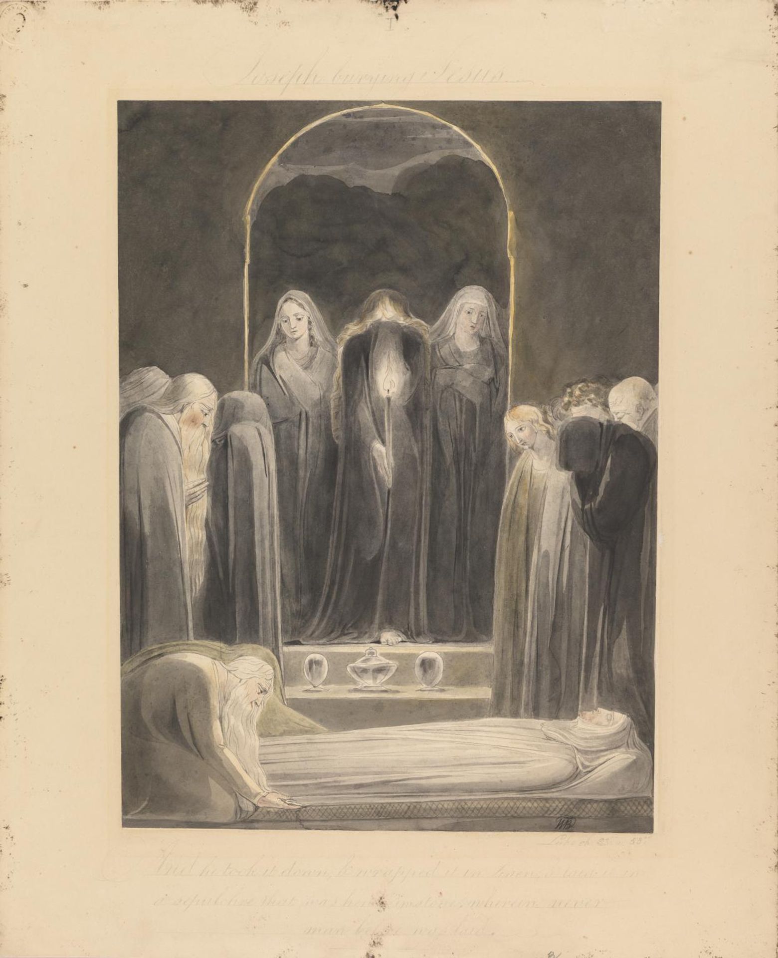 The Entombment by William Blake