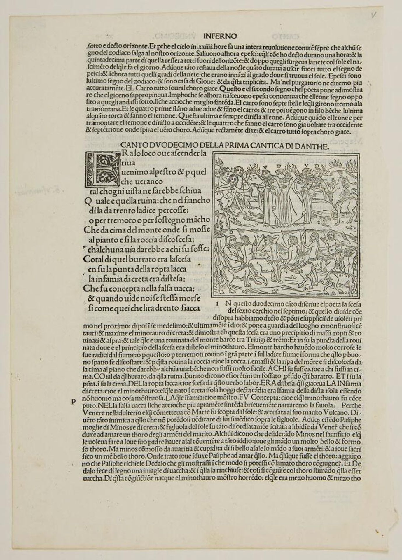 Canto XII. Circle 7 / The Violent Against Their Neighbors; The Minotaur; The Centaurs; The River of Blood by Anonymous