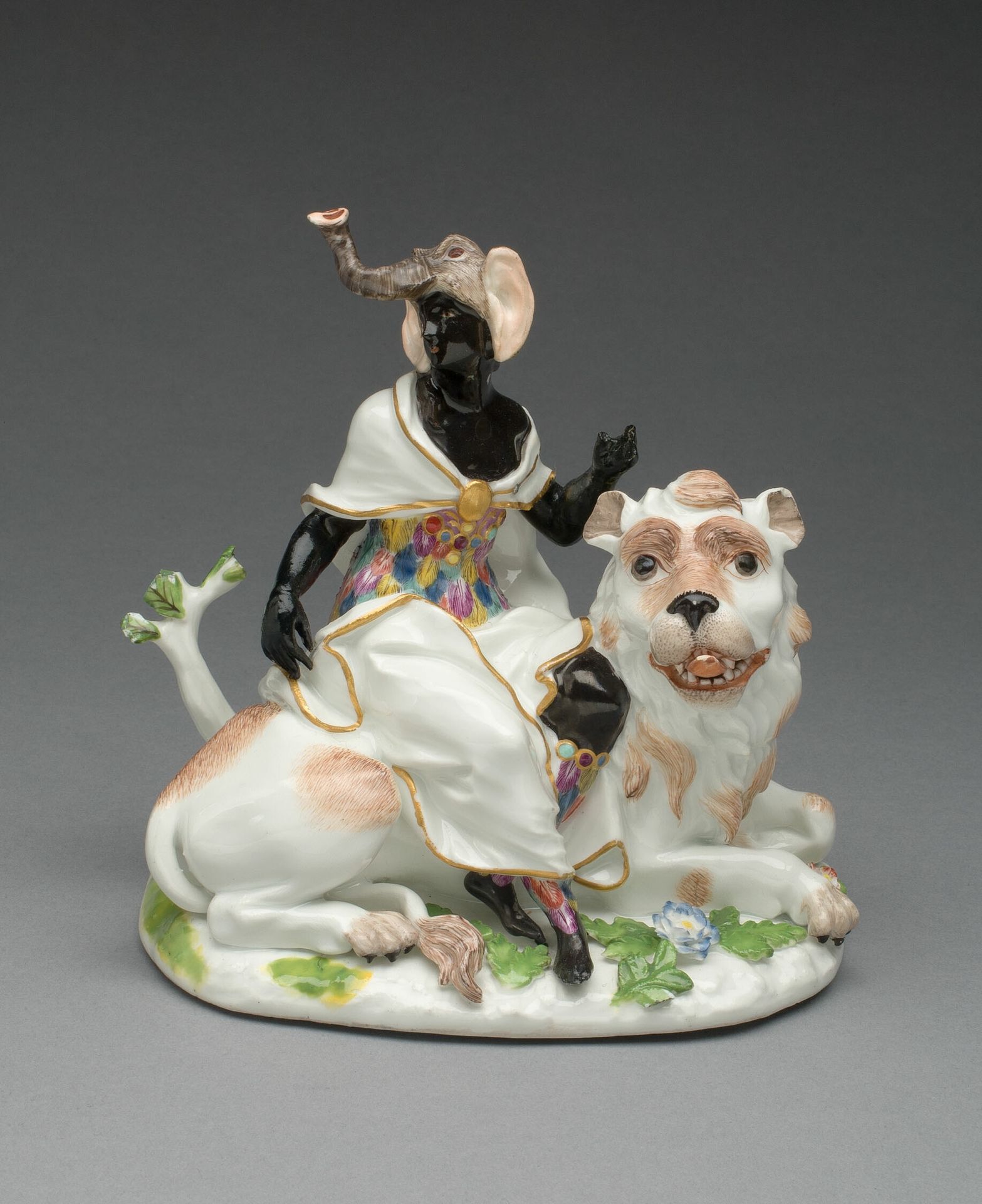 Allegorical Figure Representing Africa by Meissen Porcelain Manufactory