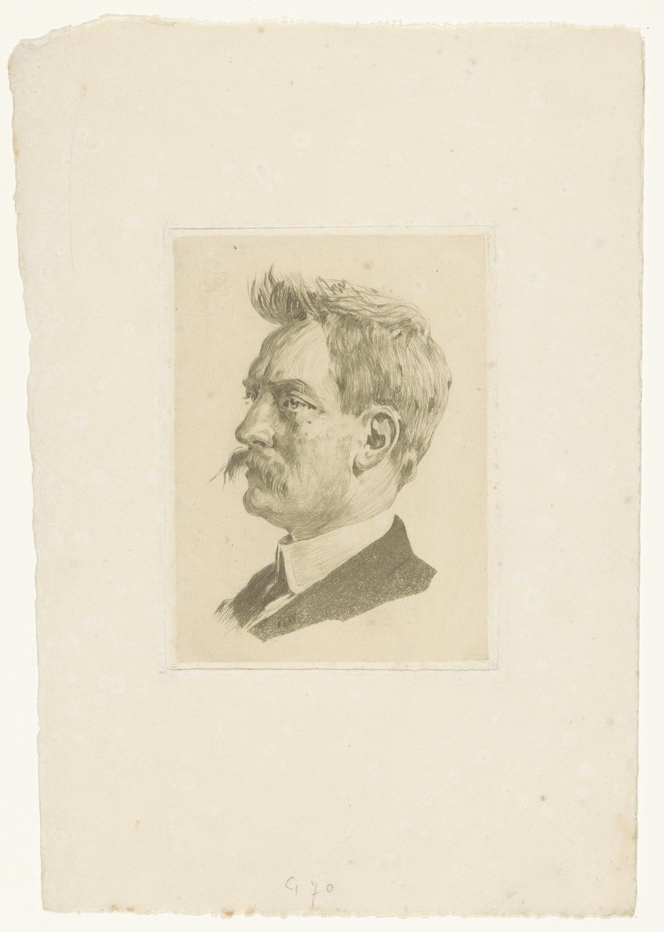 Portret van Jan Hofker by Willem Witsen