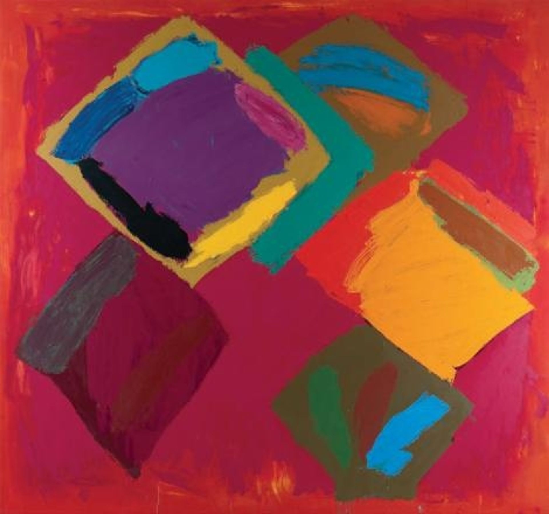 Tiger Walk 3.4.81 by John Hoyland