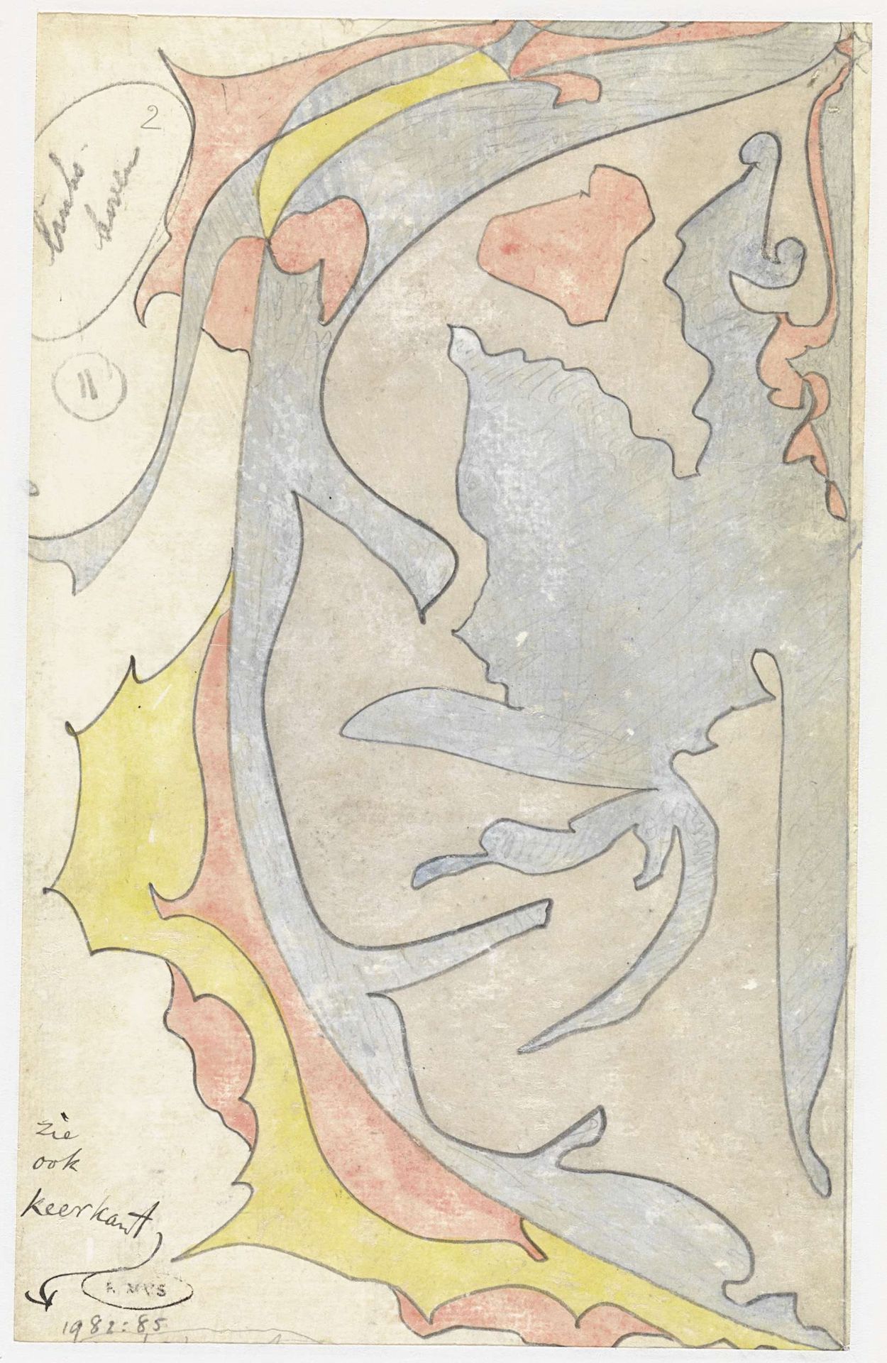 Floraal ornament by Theo Colenbrander