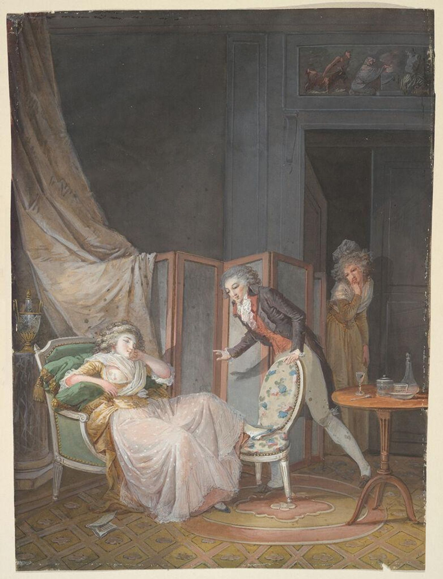 Afternoon Visit by Jean-Baptiste Mallet