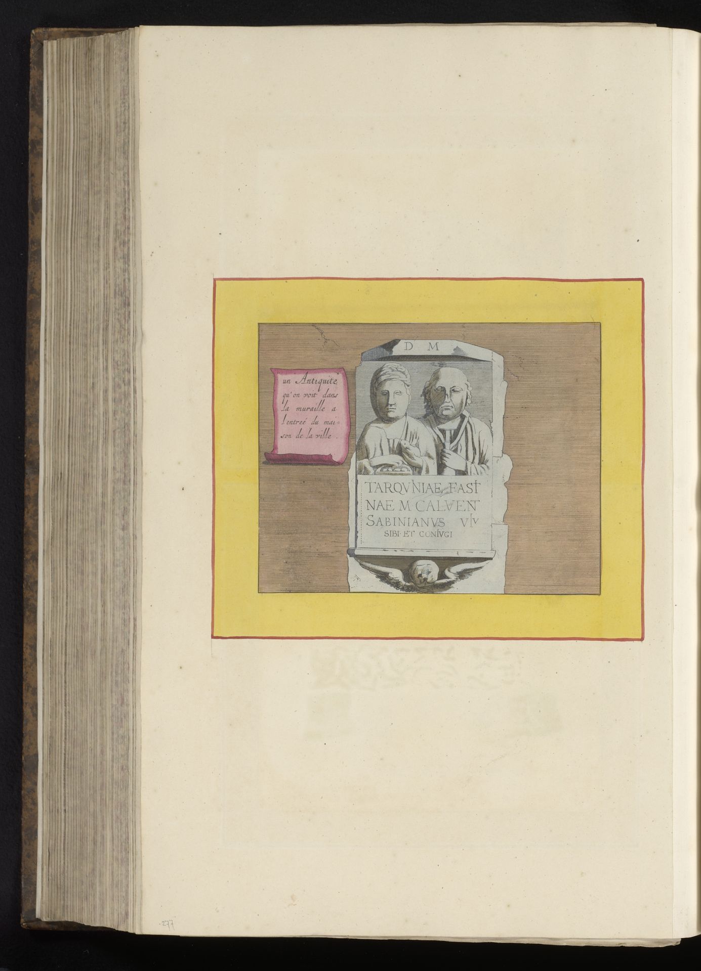 Antiek portret in reliëf bij de ingang van het stadhuis van Bordeaux by Anonymous