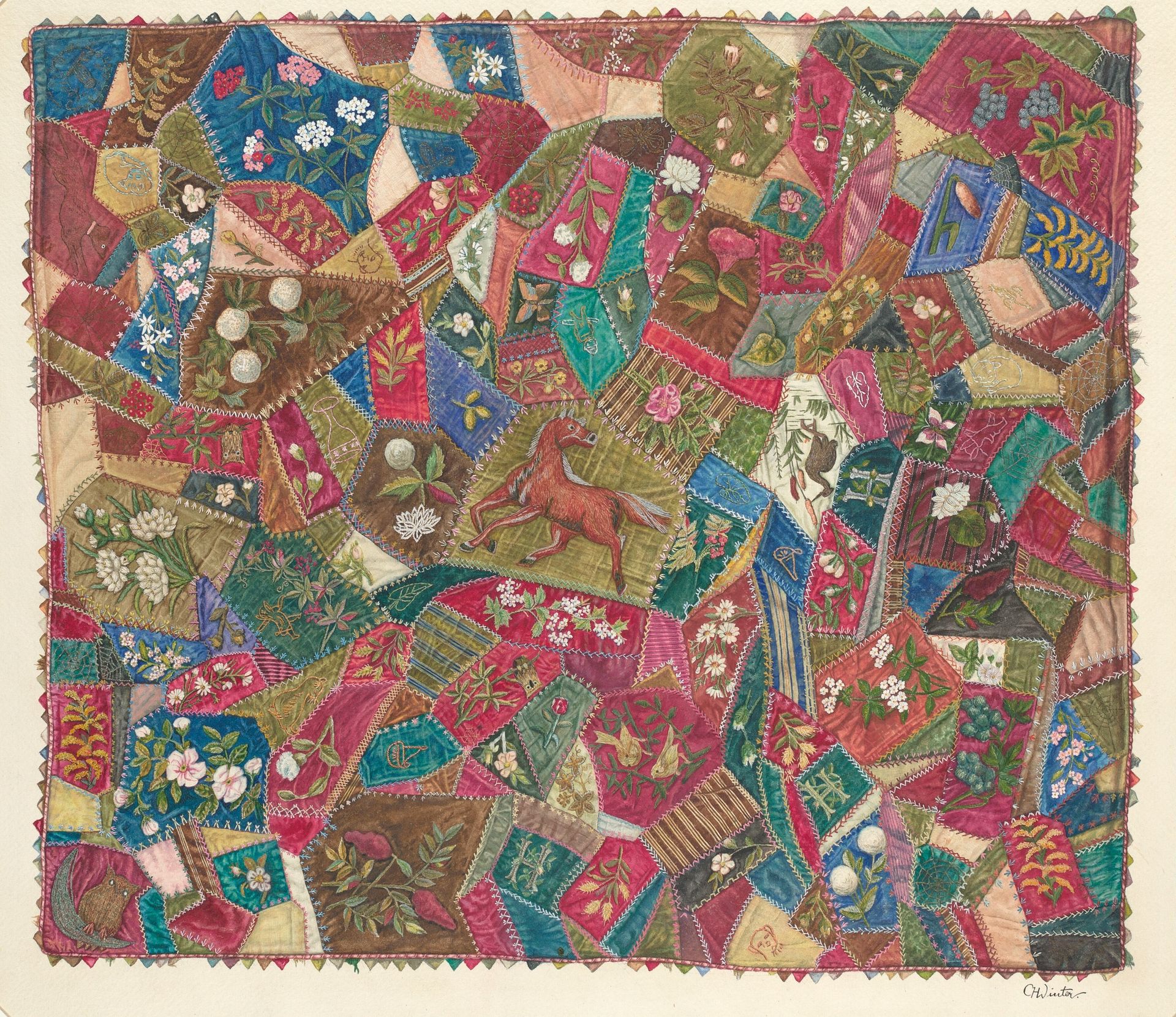Crazy Quilt by Charlotte Winter