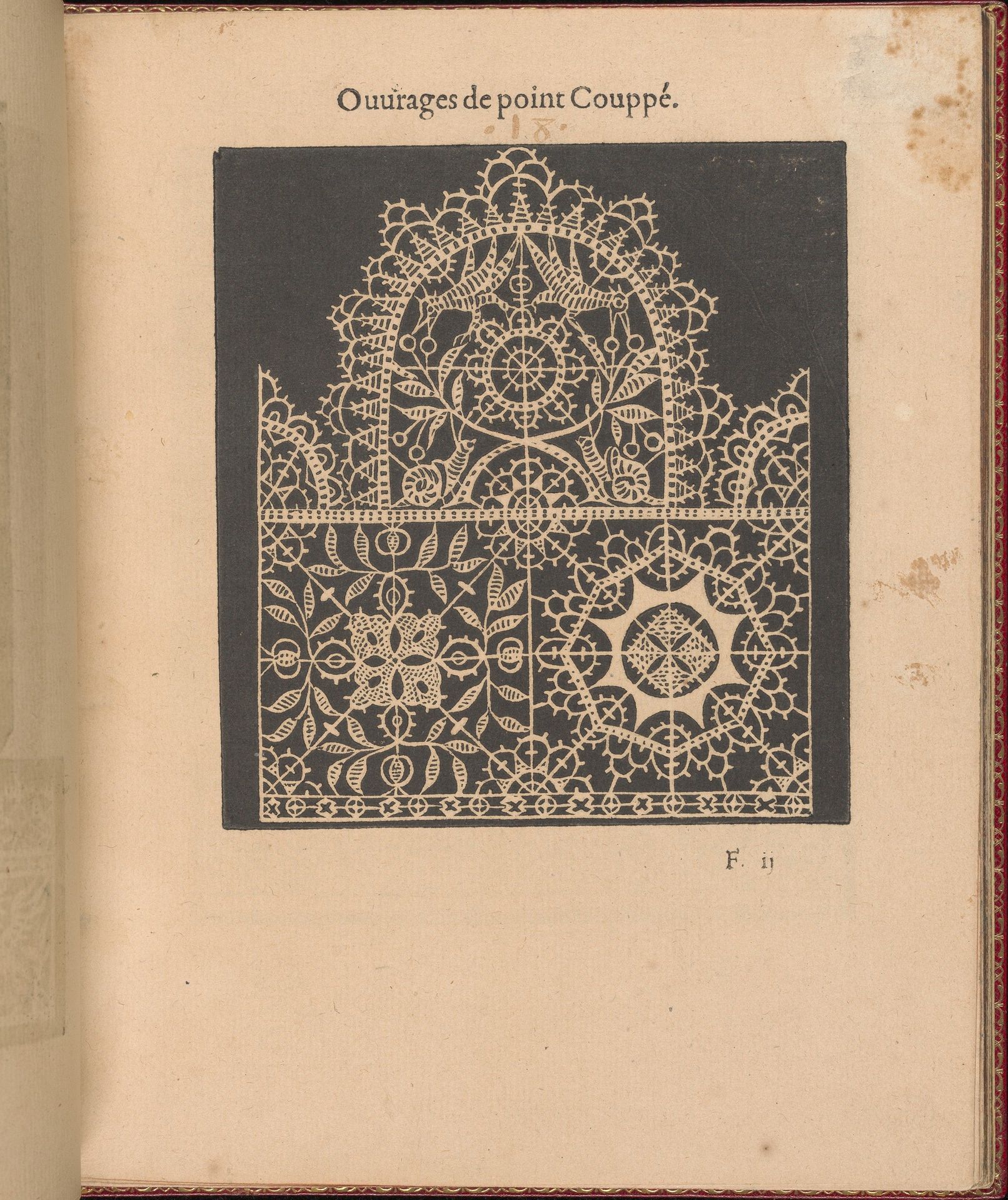 Les Singuliers et Nouveaux Portraicts... page 22 (recto) by Federico de Vinciolo