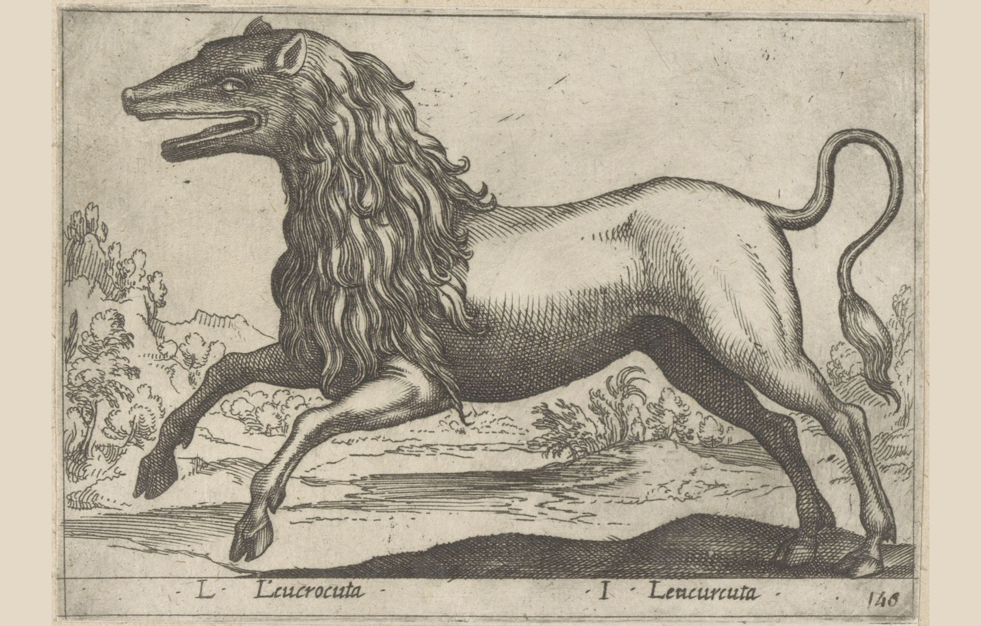 Wezen met manen en hoeven by Antonio Tempesta