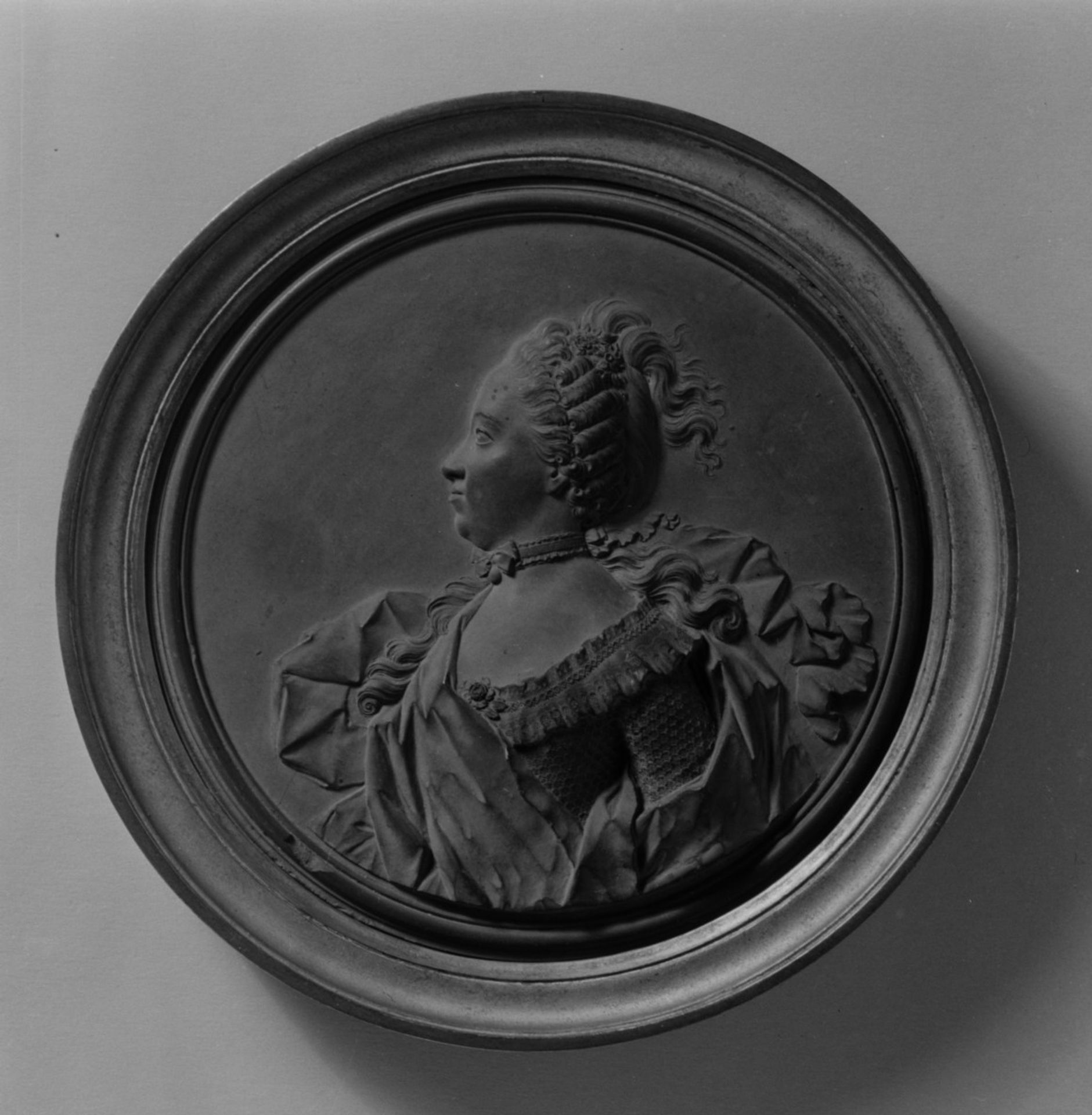 Portrait of a lady, possibly the Marquise de Vaudreuil by Jean-Baptiste Nini