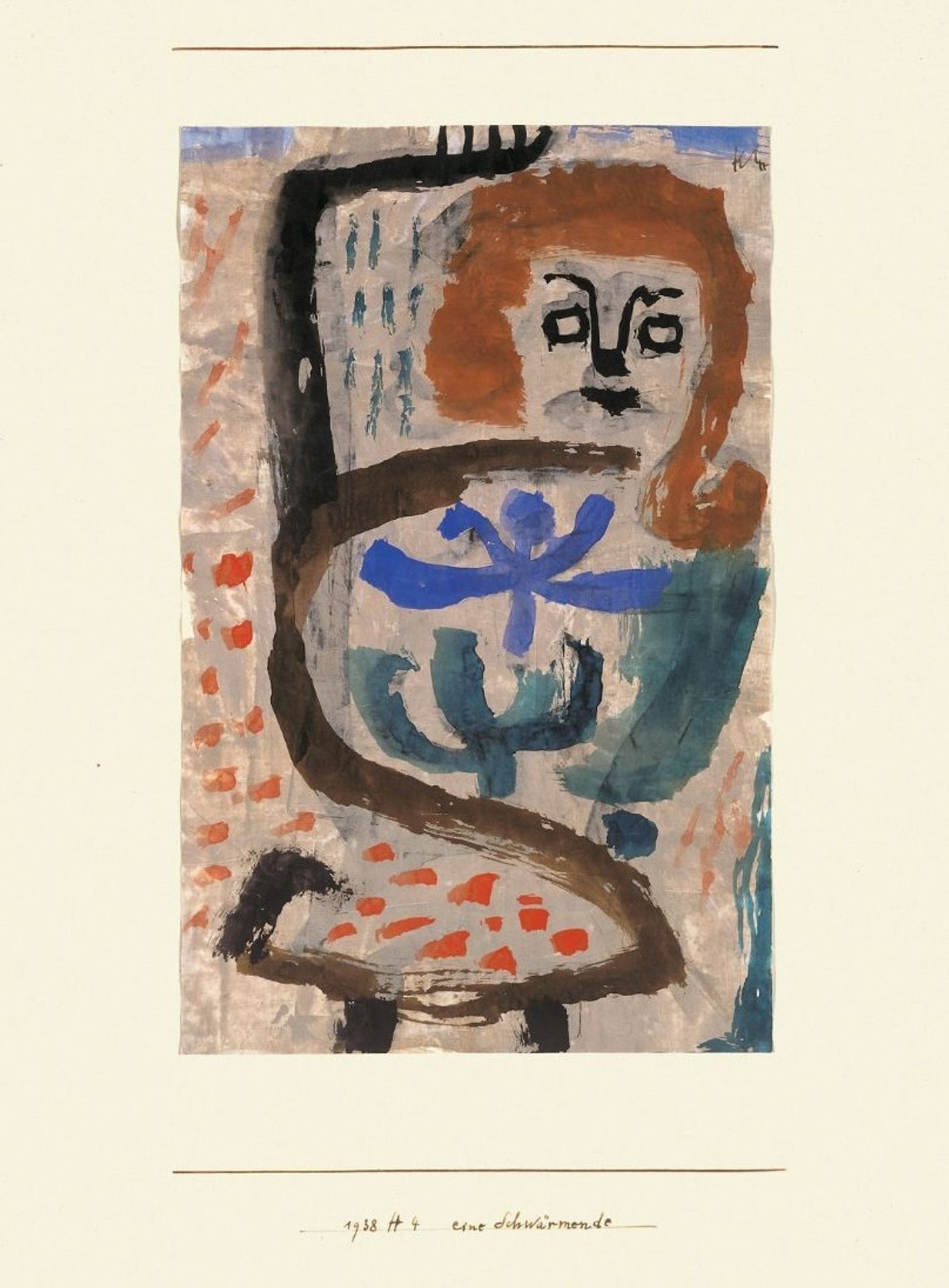 A swarming by Paul Klee