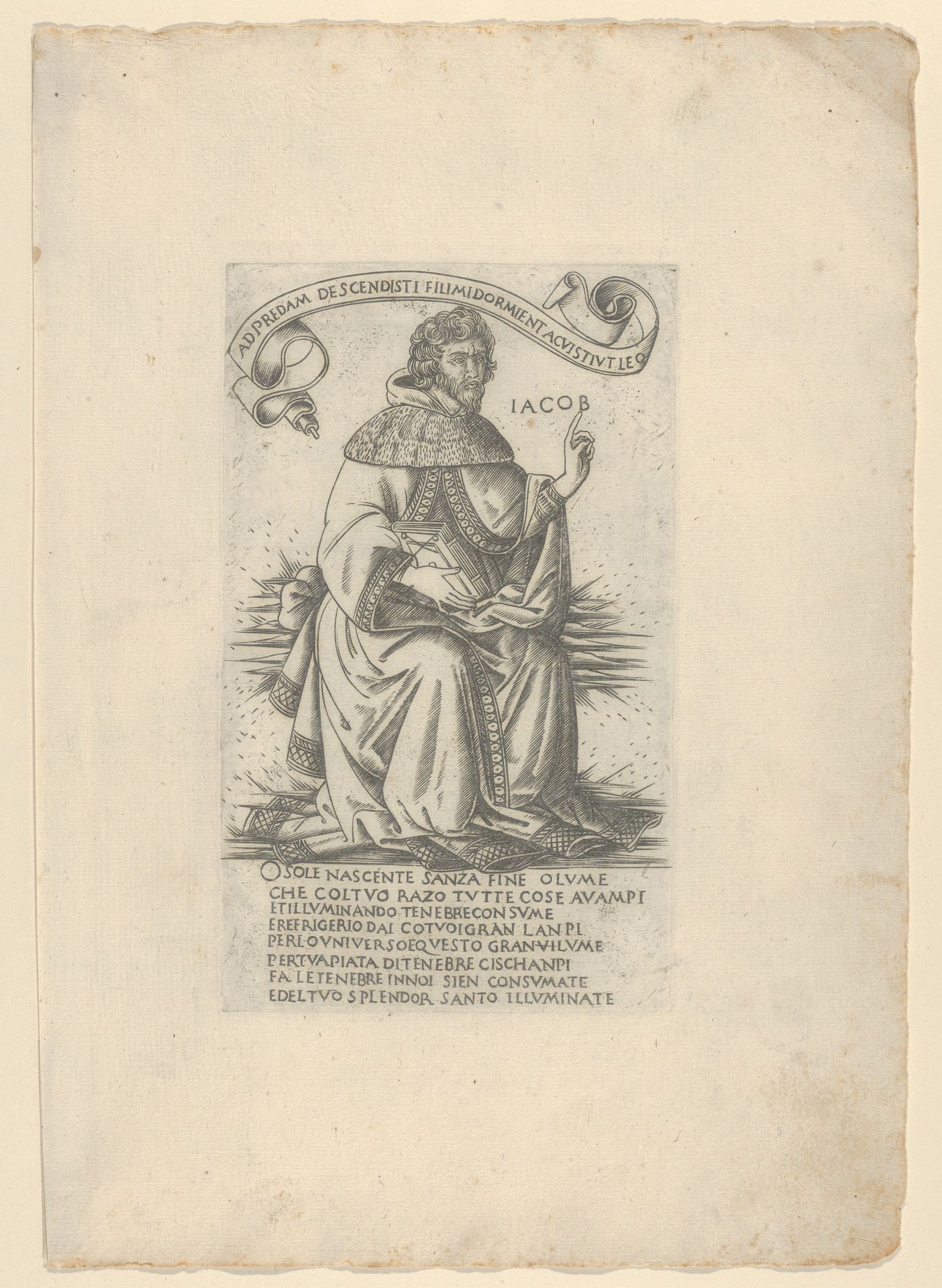 The Prophet Jacob, from "Prophets and Sibyls" by Francesco Rosselli