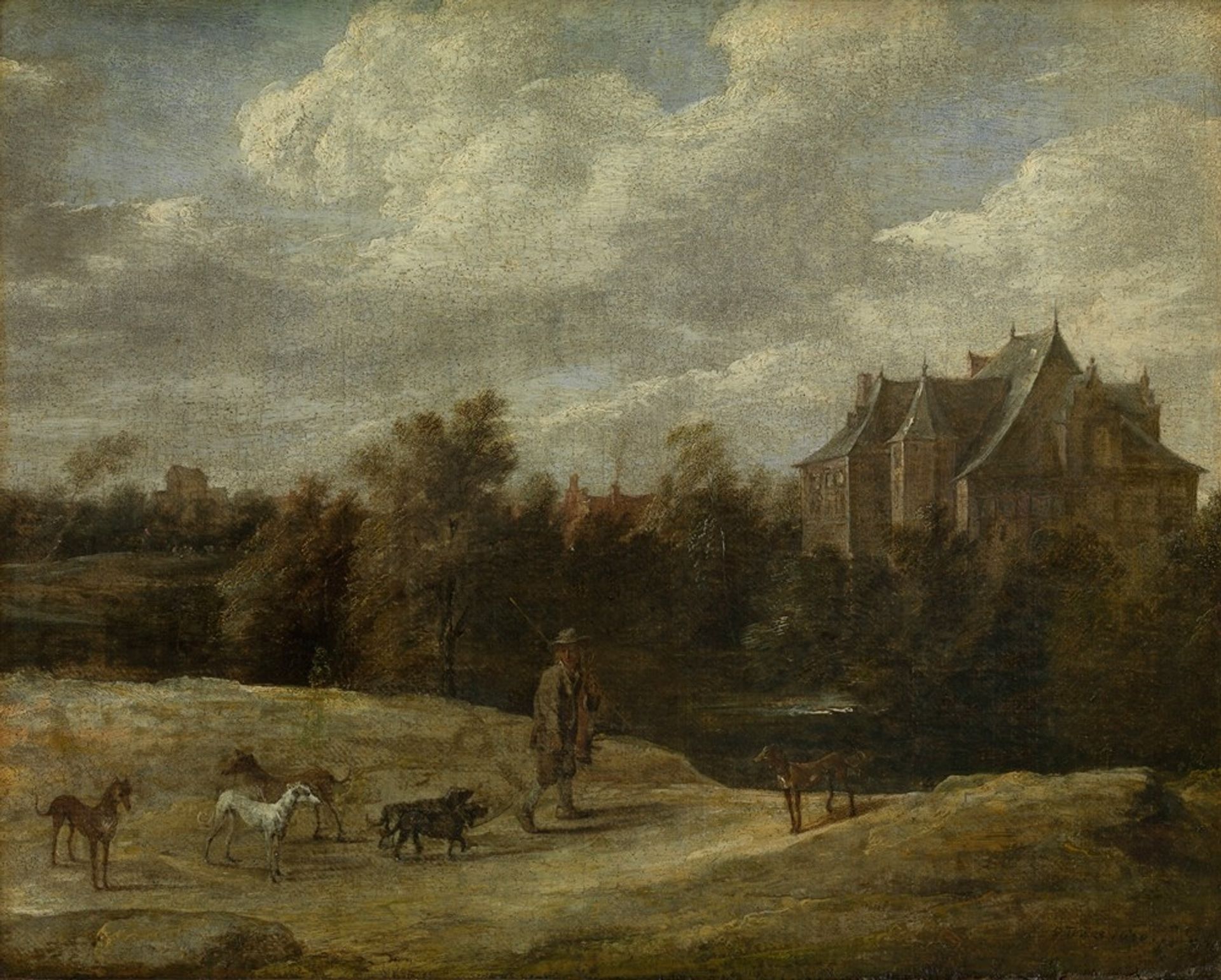 Returning from the Hunt by David Teniers The Younger