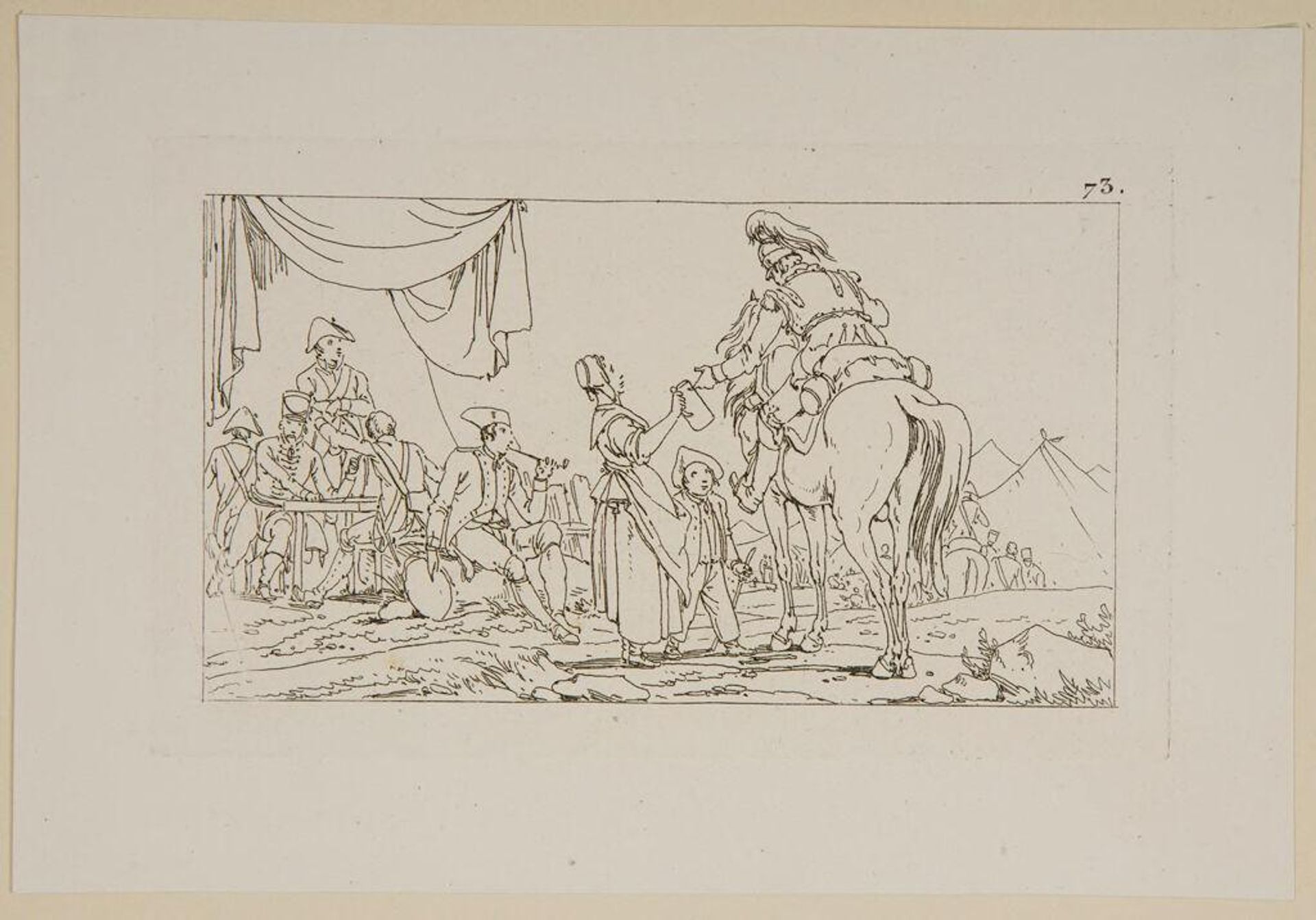 Plate XLIX by Jacques-Francois-Joseph Swebach