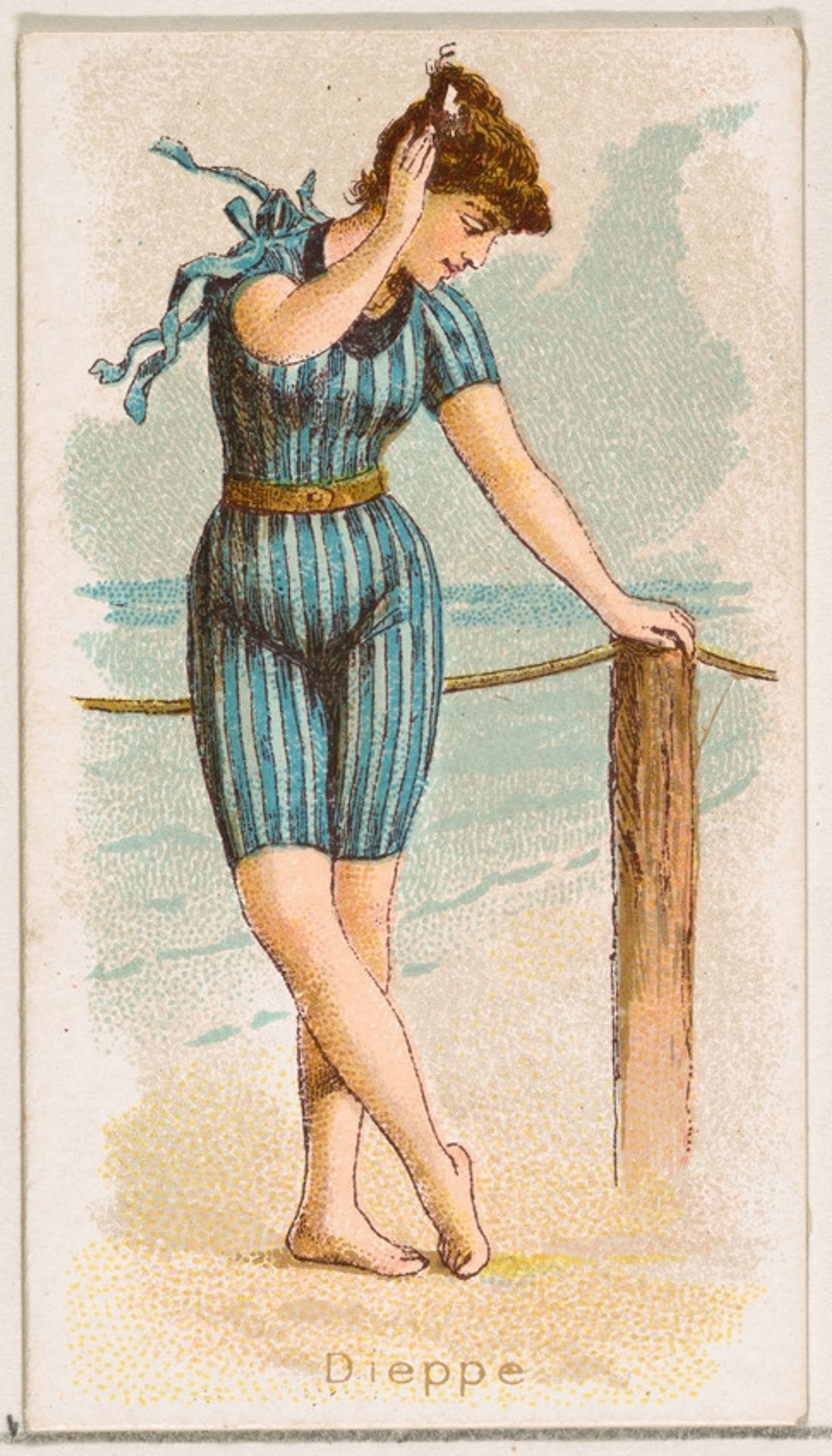 Dieppe, from the Fancy Bathers series (N187) issued by Wm. S. Kimball & Co. by William S. Kimball & Company