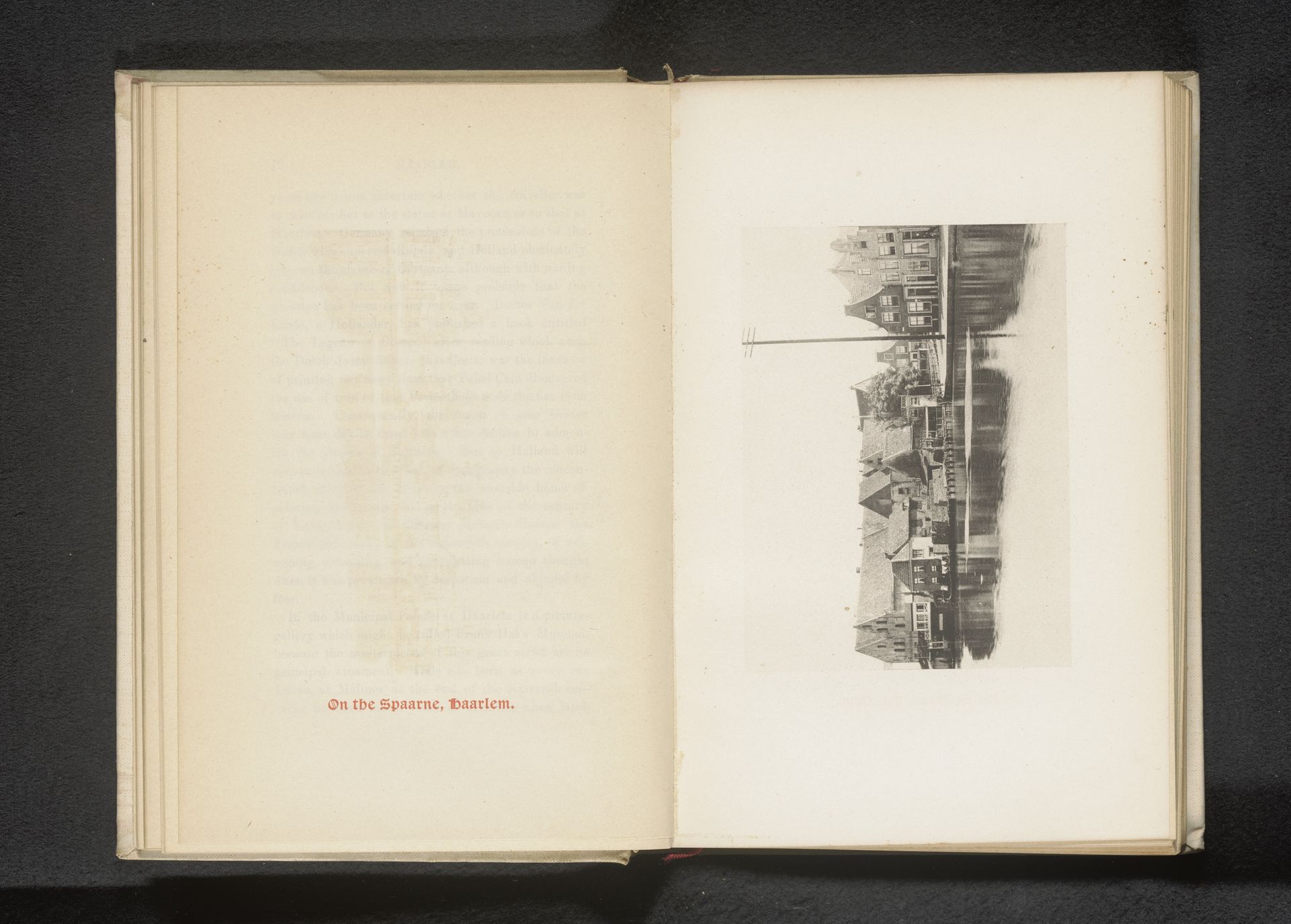 Huizen langs de Spaarne te Haarlem by Charles L. Mitchell