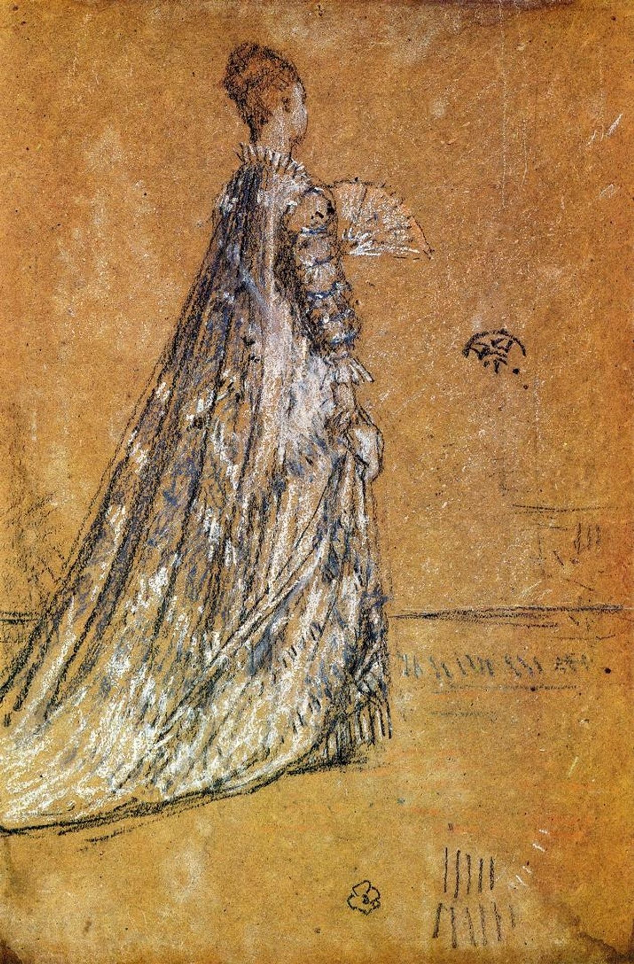 The Blue Dress by James Abbott McNeill Whistler