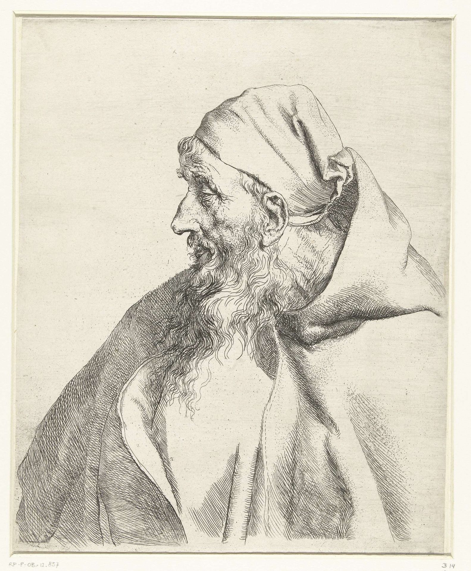 Buste van een kapucijner monnik by Jan Lievens