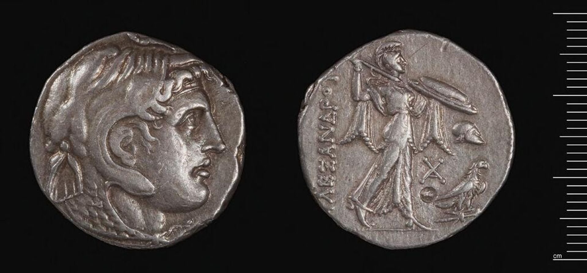 Tetradrachm of  Ptolemy I, with the portrait of Alexander, Alexandria by Ptolemy I Soter