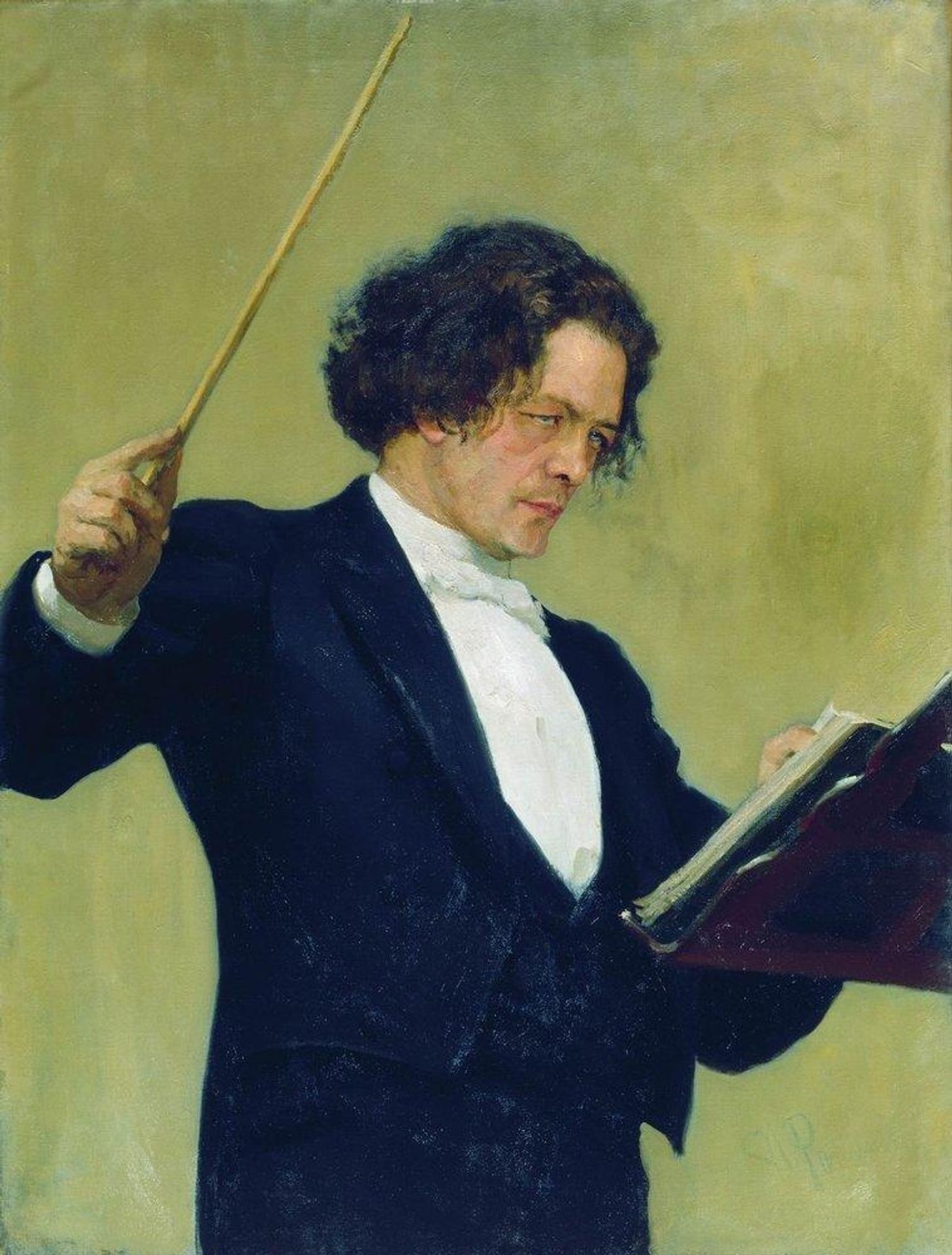 Portrait of the Composer Anton Rubinstein by Ilya Repin