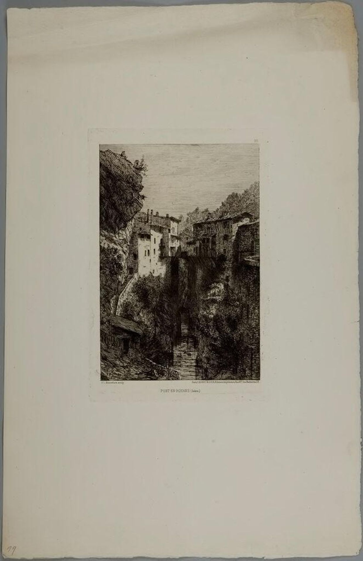 Pont-en-Royans by Edward Levy Montefiore