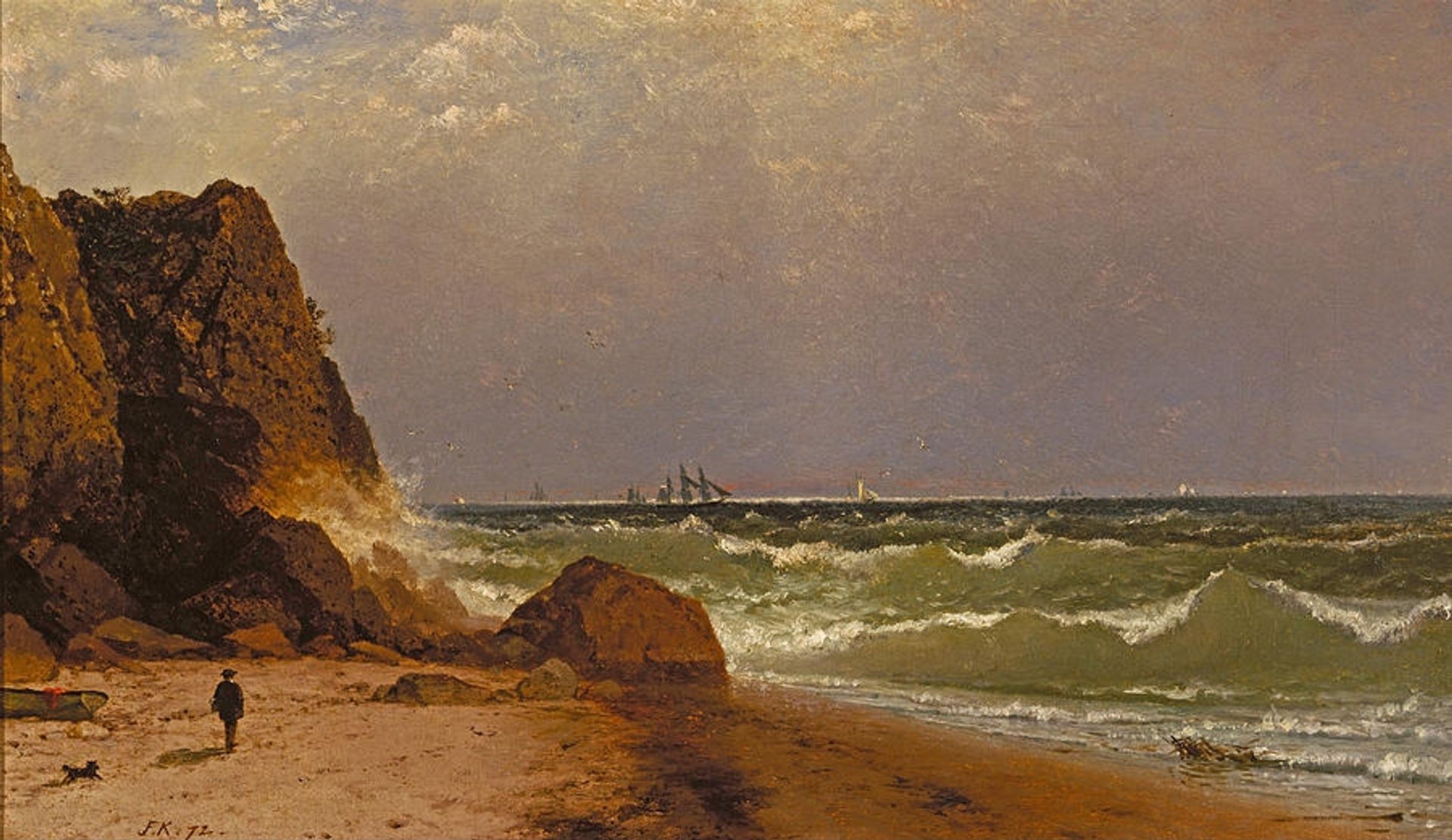 Near Newport, Rhode Island by John Frederick Kensett