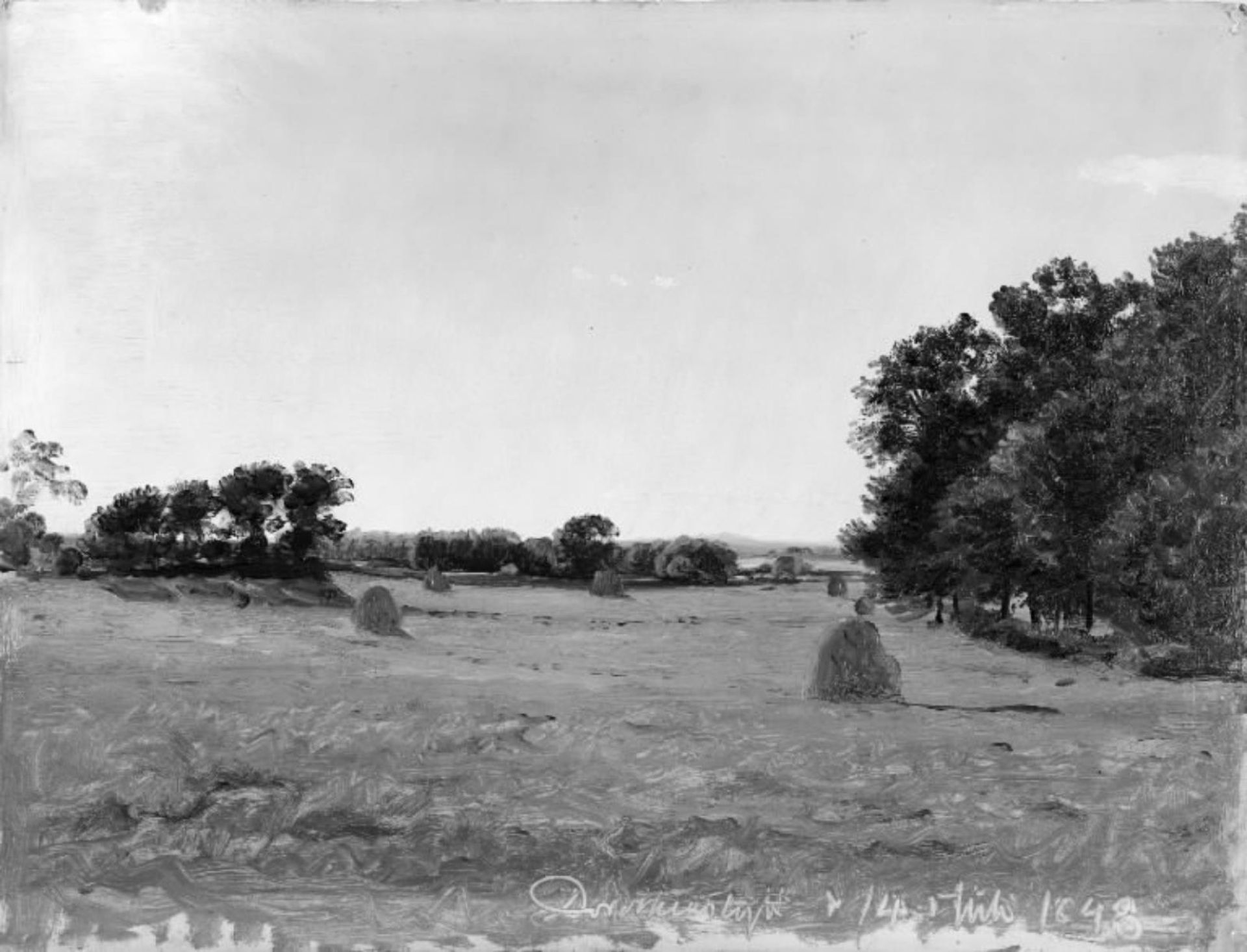 Landscape near the Manor of Dortheaslyst by P.C. Skovgaard