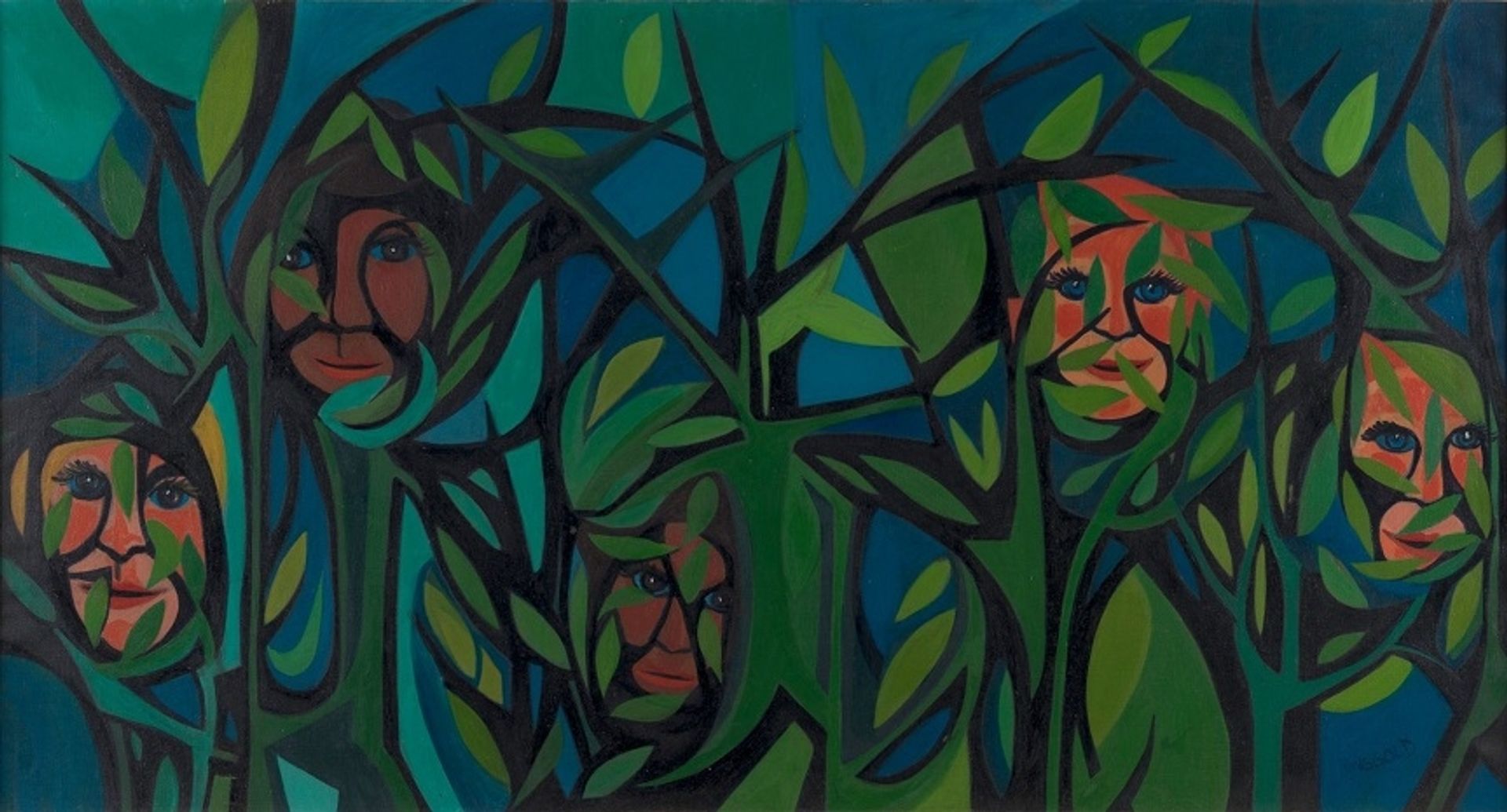 American People #15: Hide Little Children by Faith Ringgold