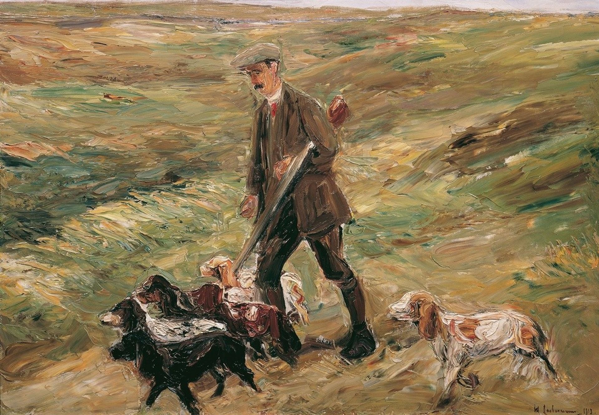 Jäger in den Dünen by Max Liebermann