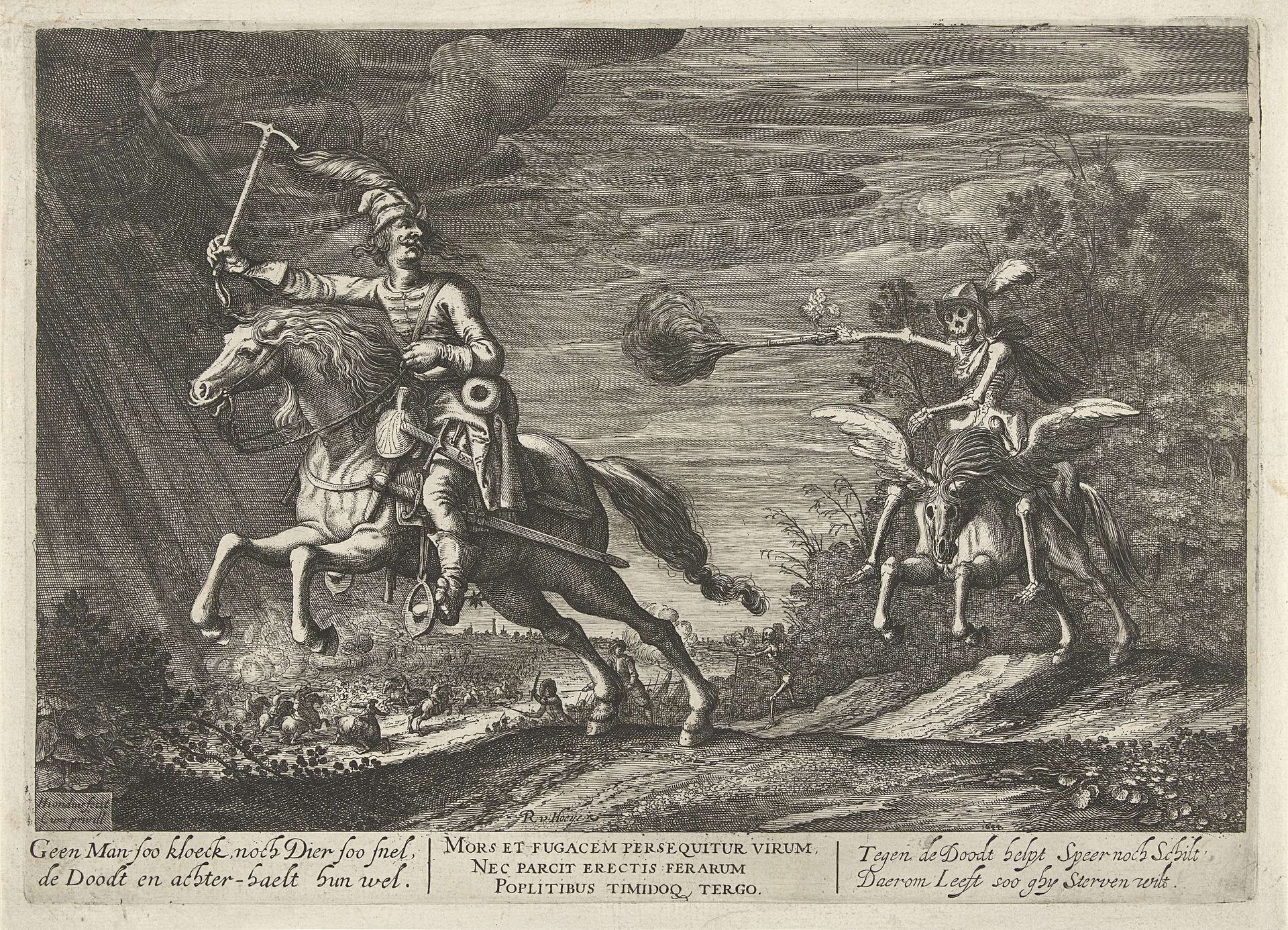 Ruiter en de Dood by Hendrick Hondius I