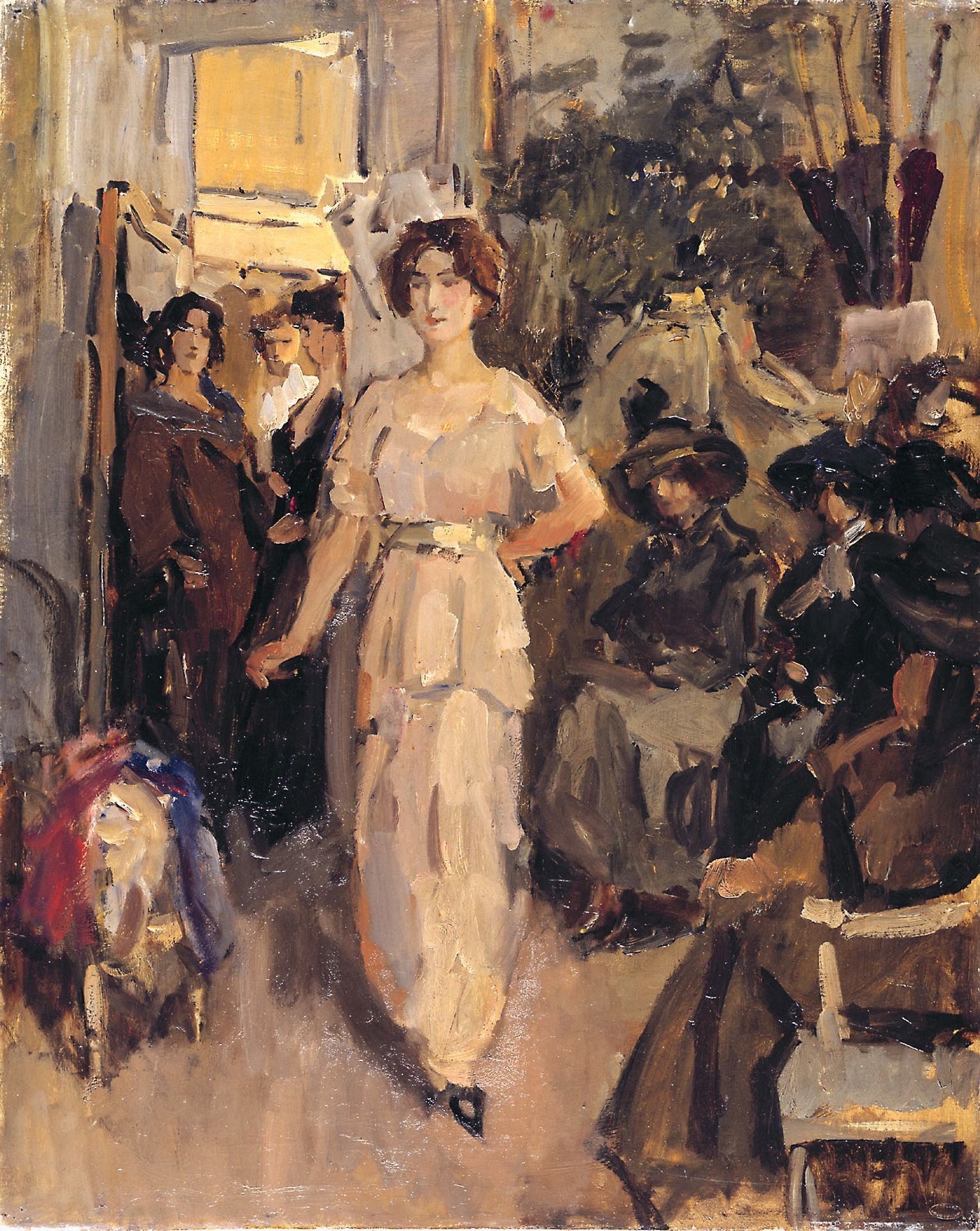 Dress Show at Hirsch by Isaac Israels