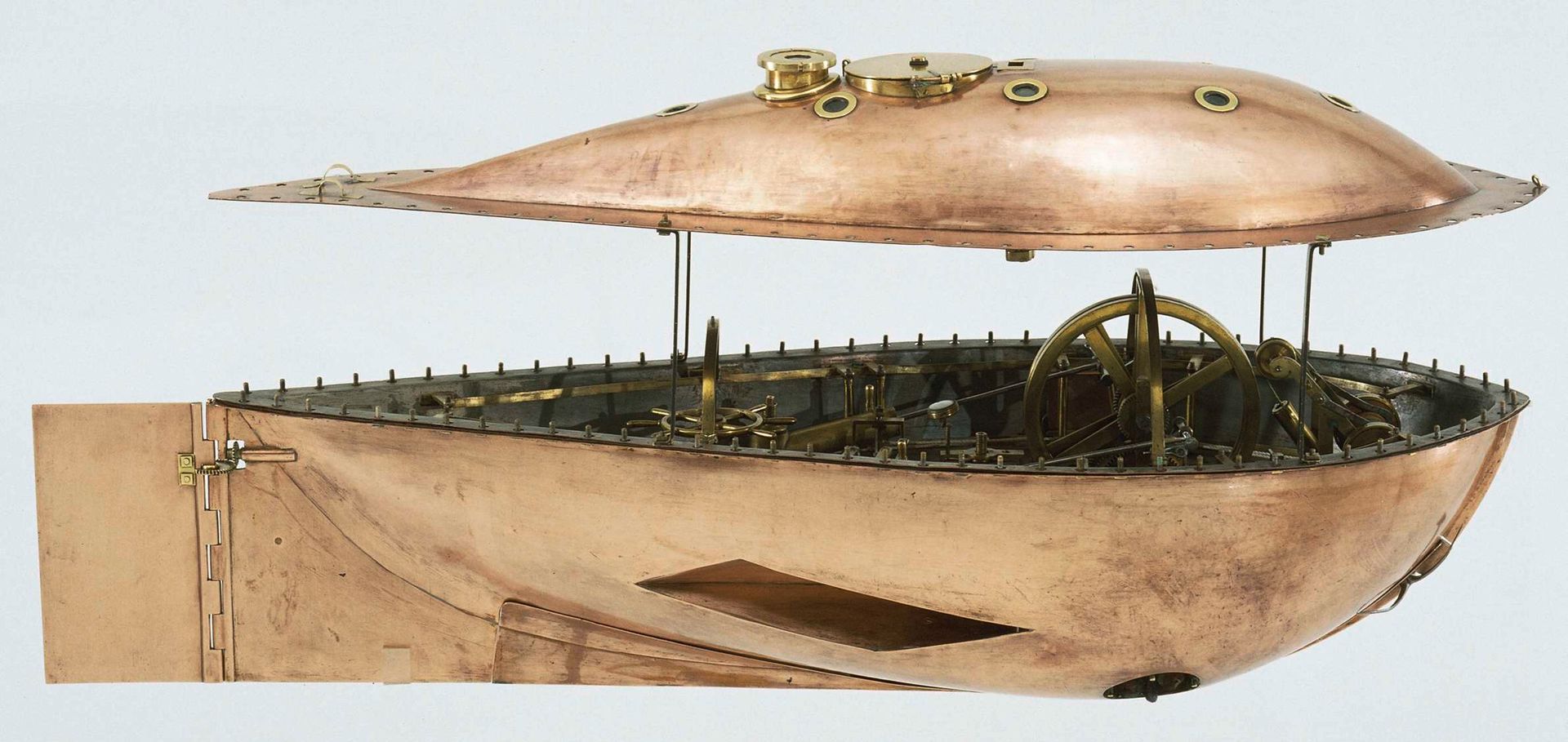 Model of a submarine by Antoine Lipkens