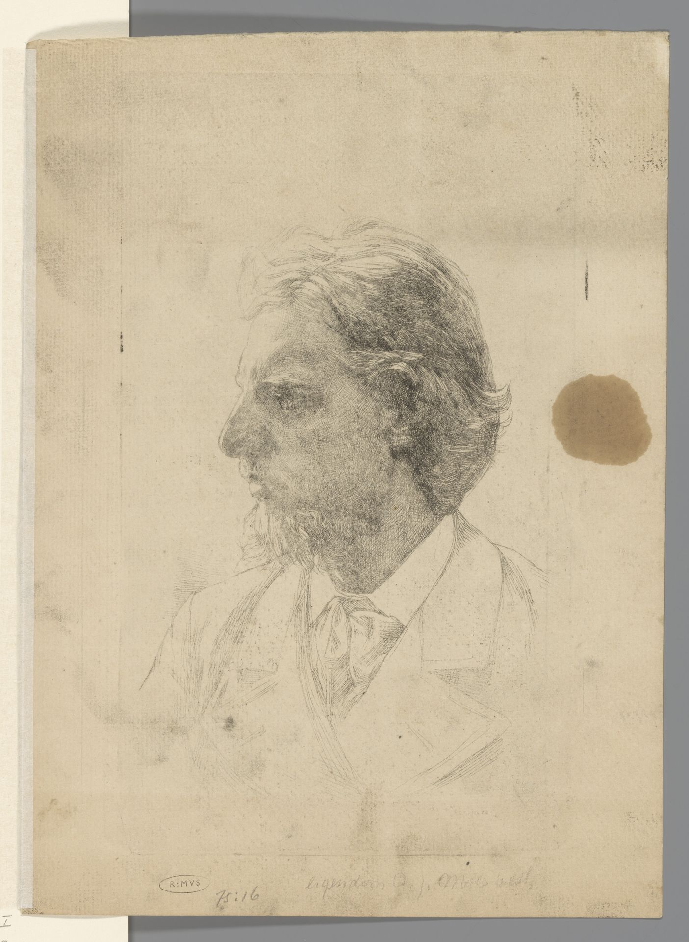 Portret van Jacques Perk by Jan Veth