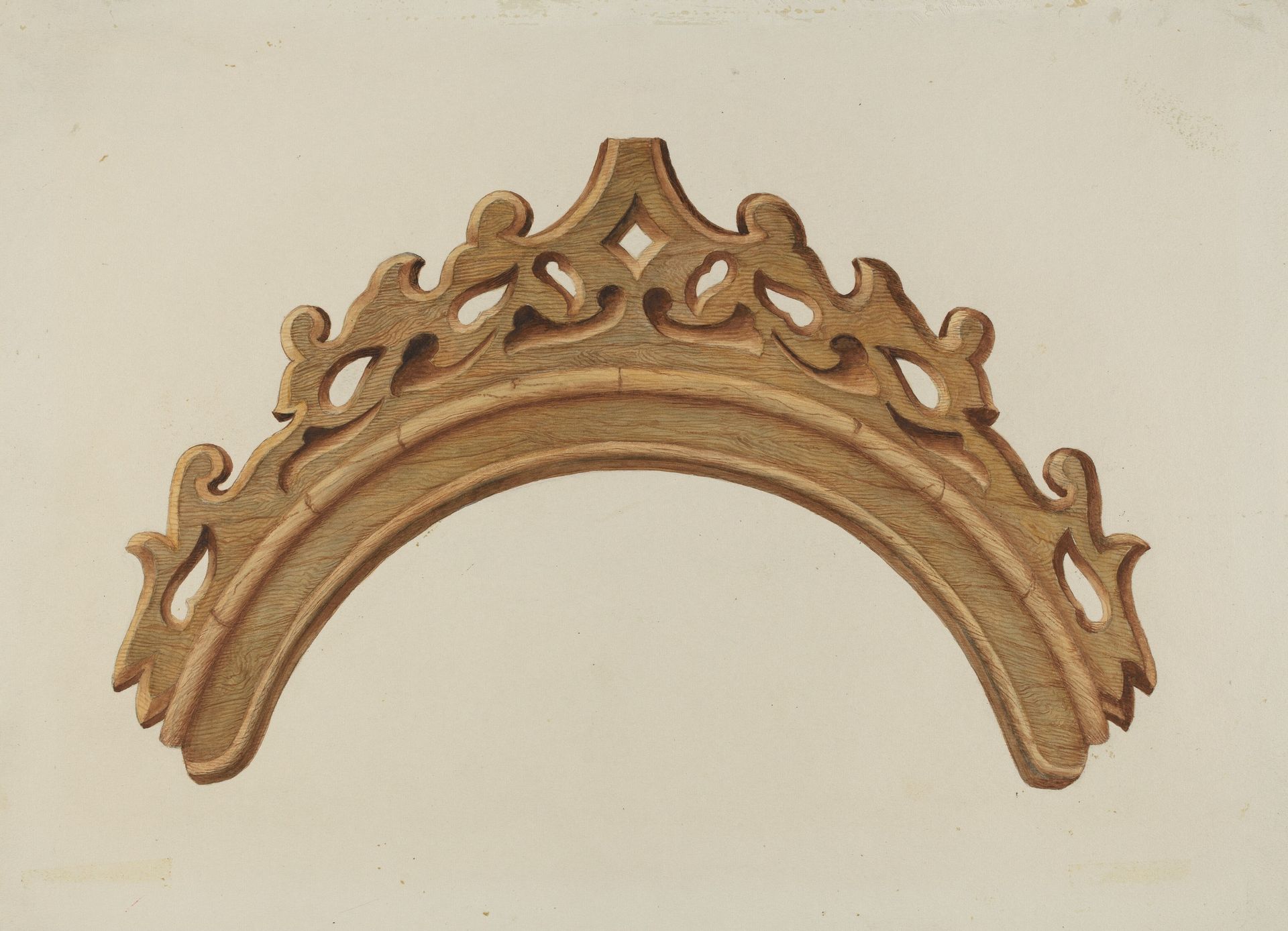 Detail of Confessional by Harry Mann Waddell