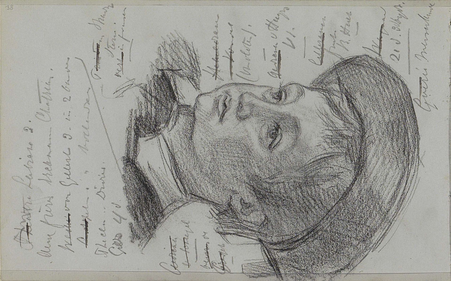 Buste van een jongen met hoed by Willem Witsen