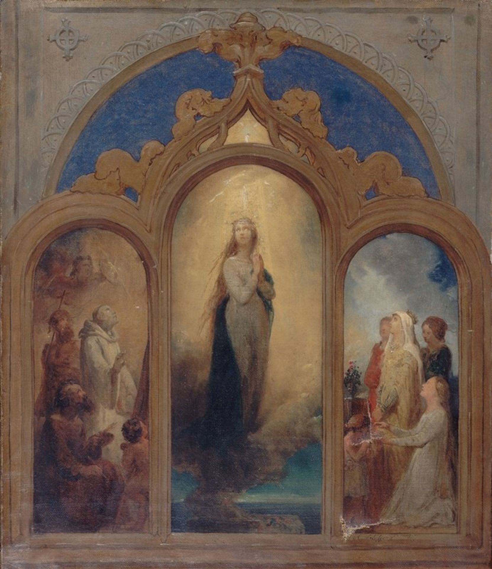 Projet pour un triptyque by Ary Scheffer