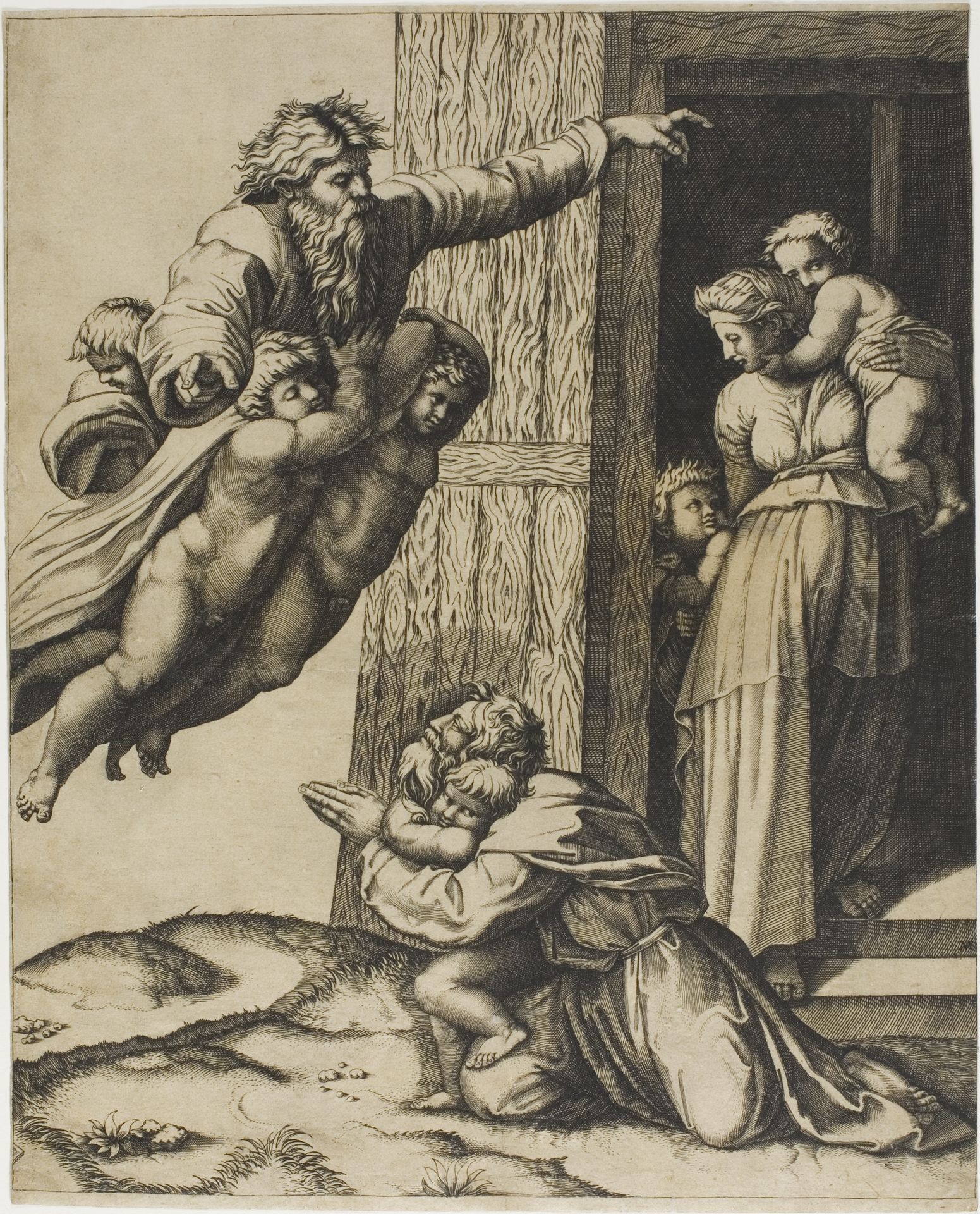 God Commanding Noah to Build the Ark by Marco Dente