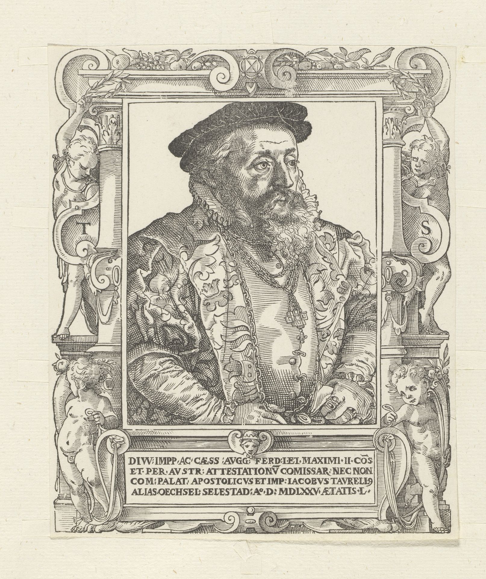 Portret van Jakob Oechsel op 50-jarige leeftijd by Anonymous