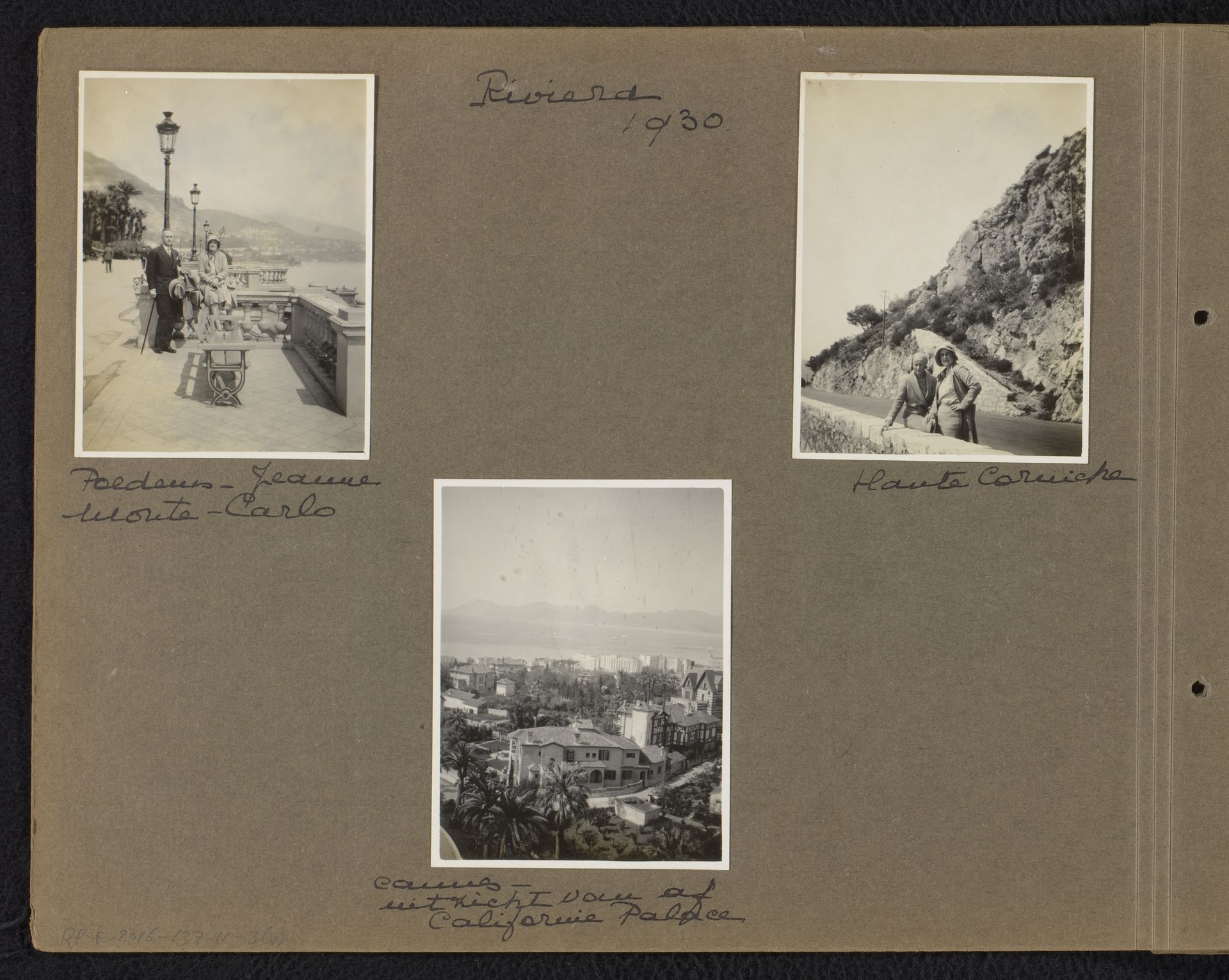 Loentje en Frank Furnée met vrienden in de Rivièra, waaronder Monte Carlo by Carolina (Loentje) Frederika Onnen