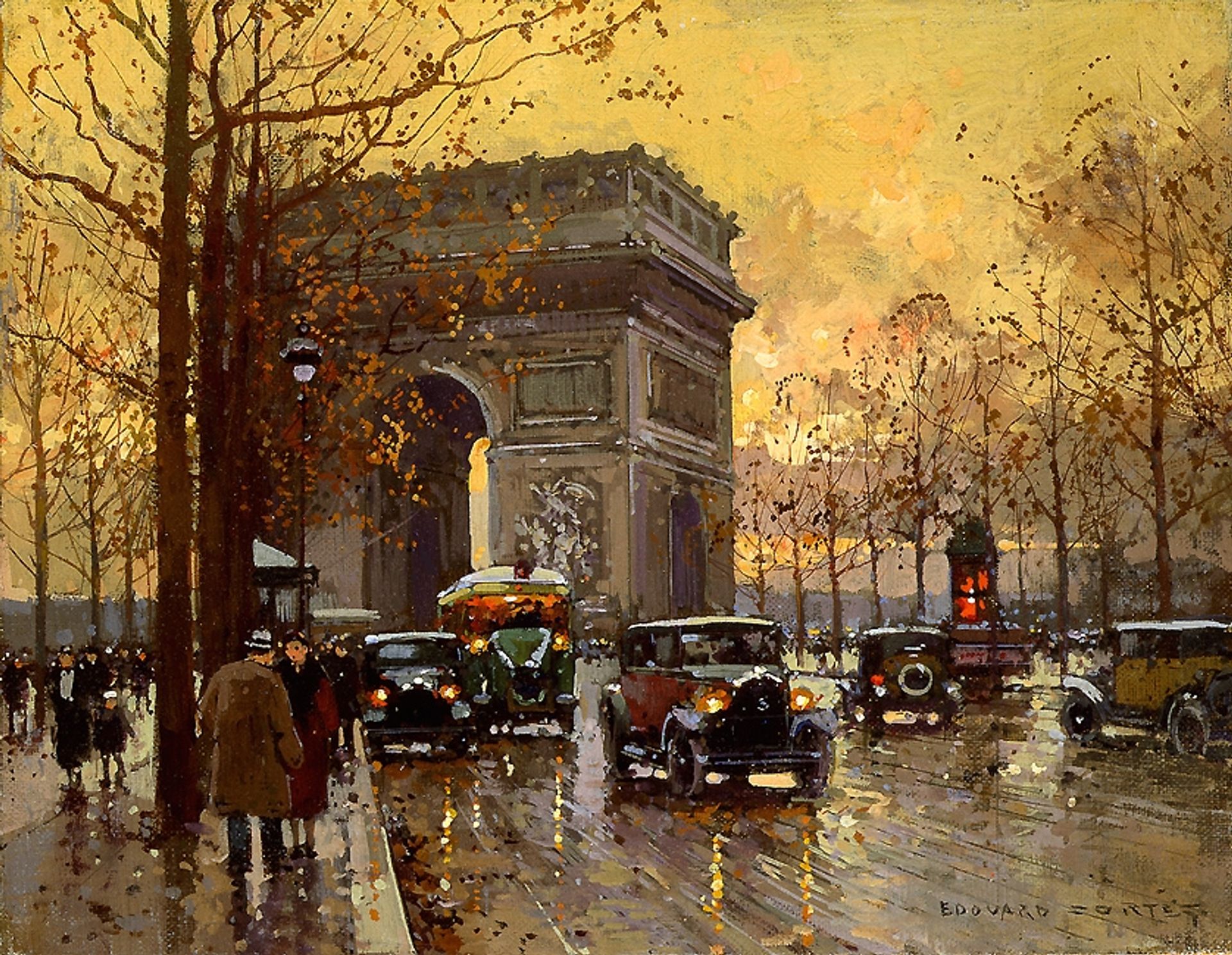 Triumphal Arch by Edouard Cortes