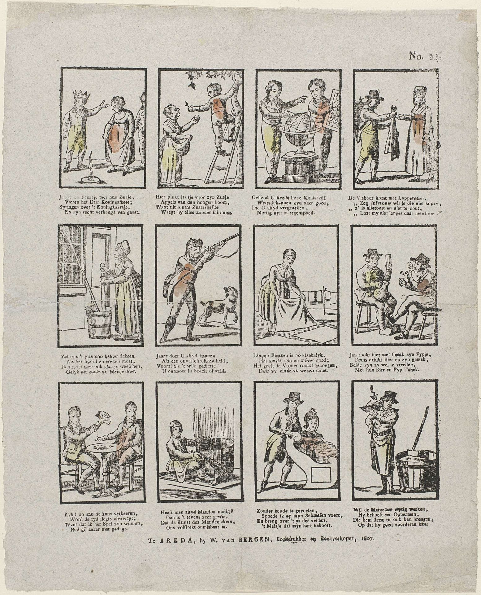 Beroepen en bezigheden by W. van Bergen